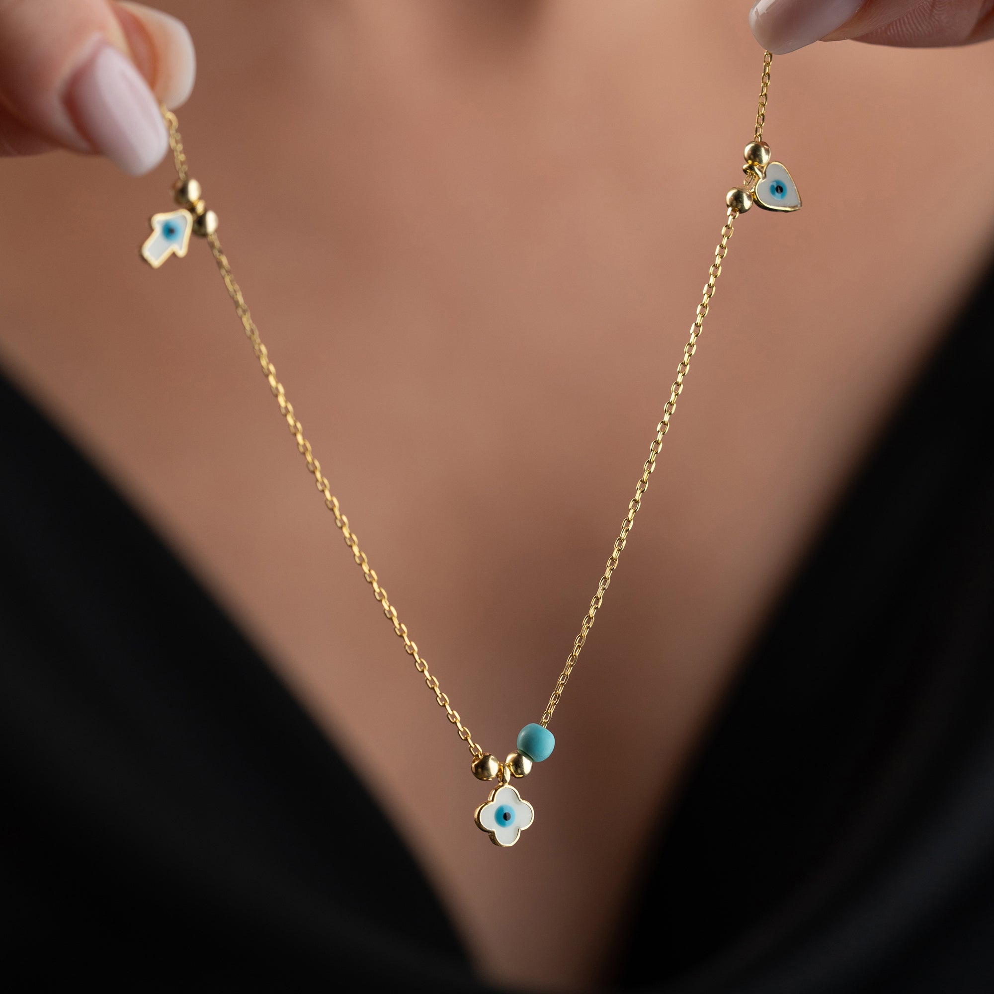 MINI DAISY HALSKETTE| 925 SILBER