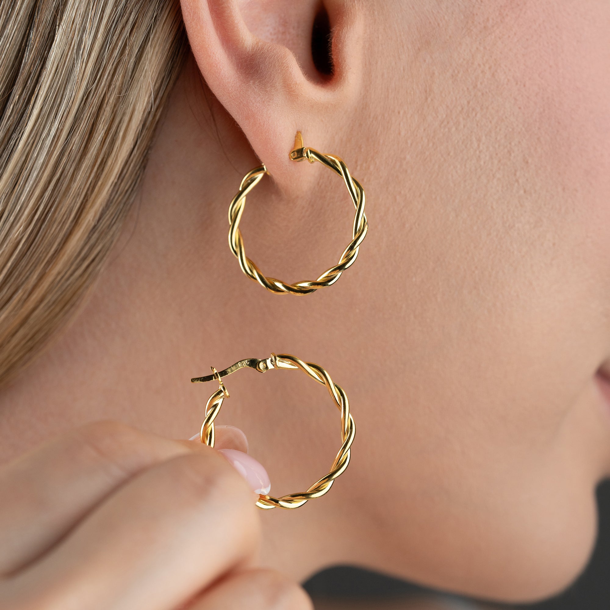 KORDELL GOLD OHRRINGE | 925 SILBER