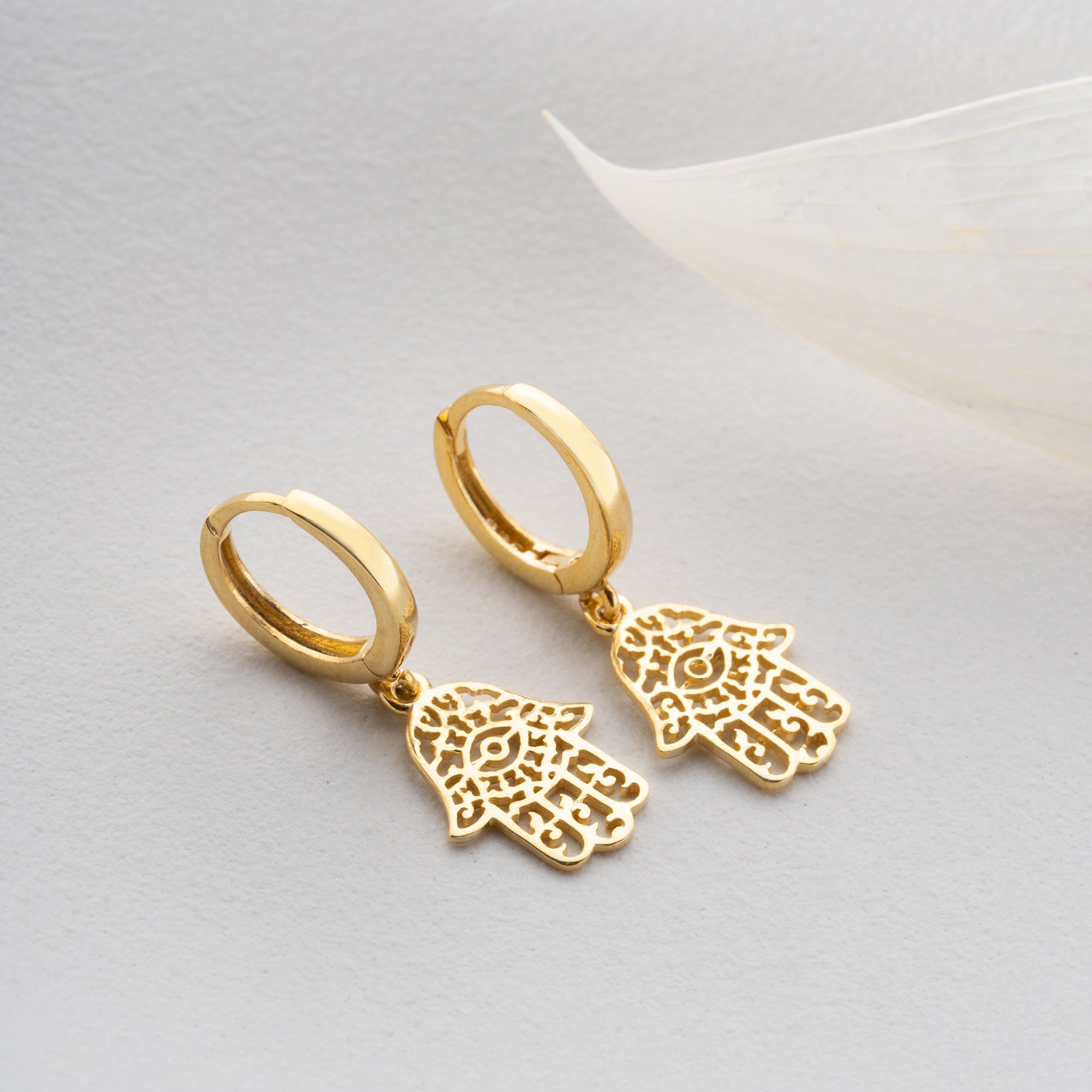 FATIMAS HAND MATRIX OHRRINGE | 925 SILBER