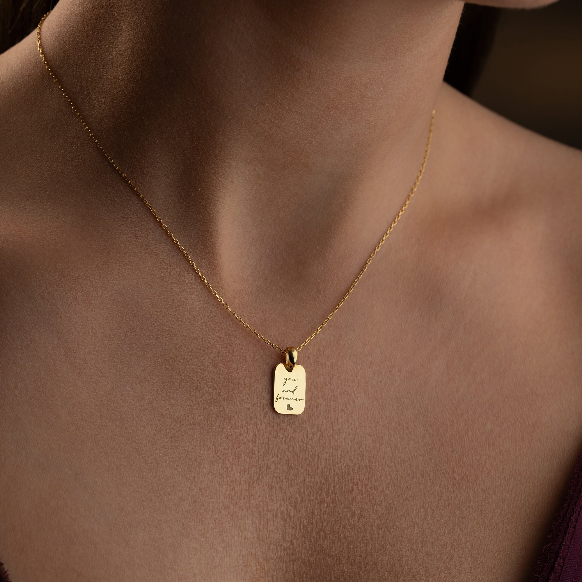 SCHREIBSCHRIFT HALSKETTE| 925 SILBER