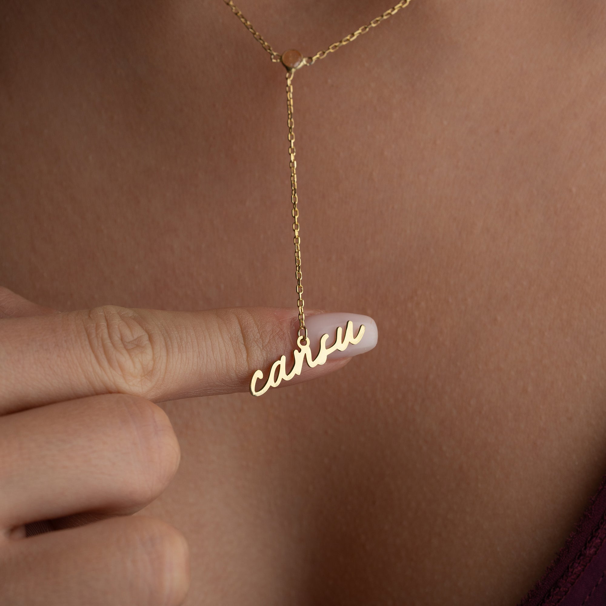 GEBURTSSTEIN Y NAMENSKETTE | 925 SILBER