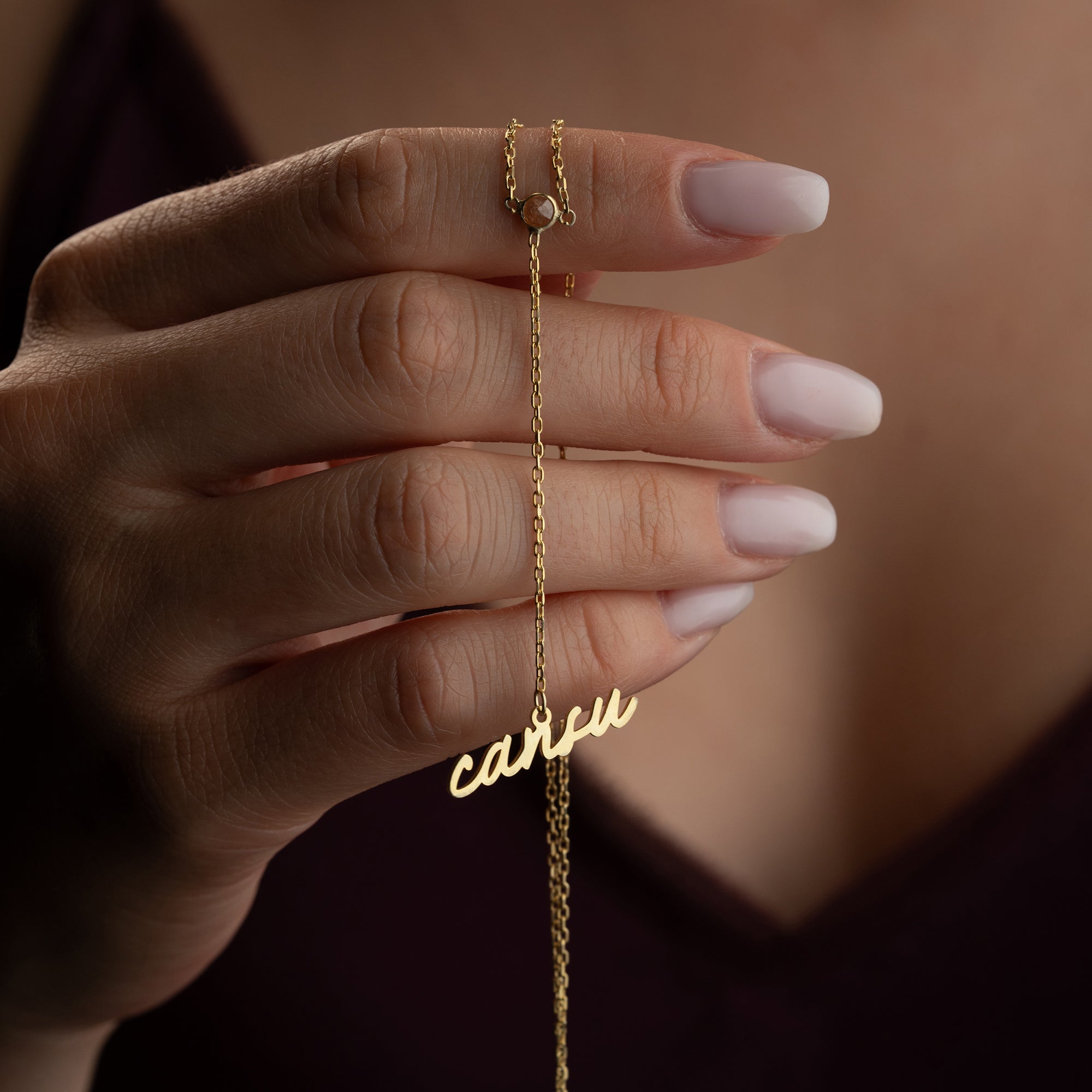 GEBURTSSTEIN Y NAMENSKETTE | 925 SILBER