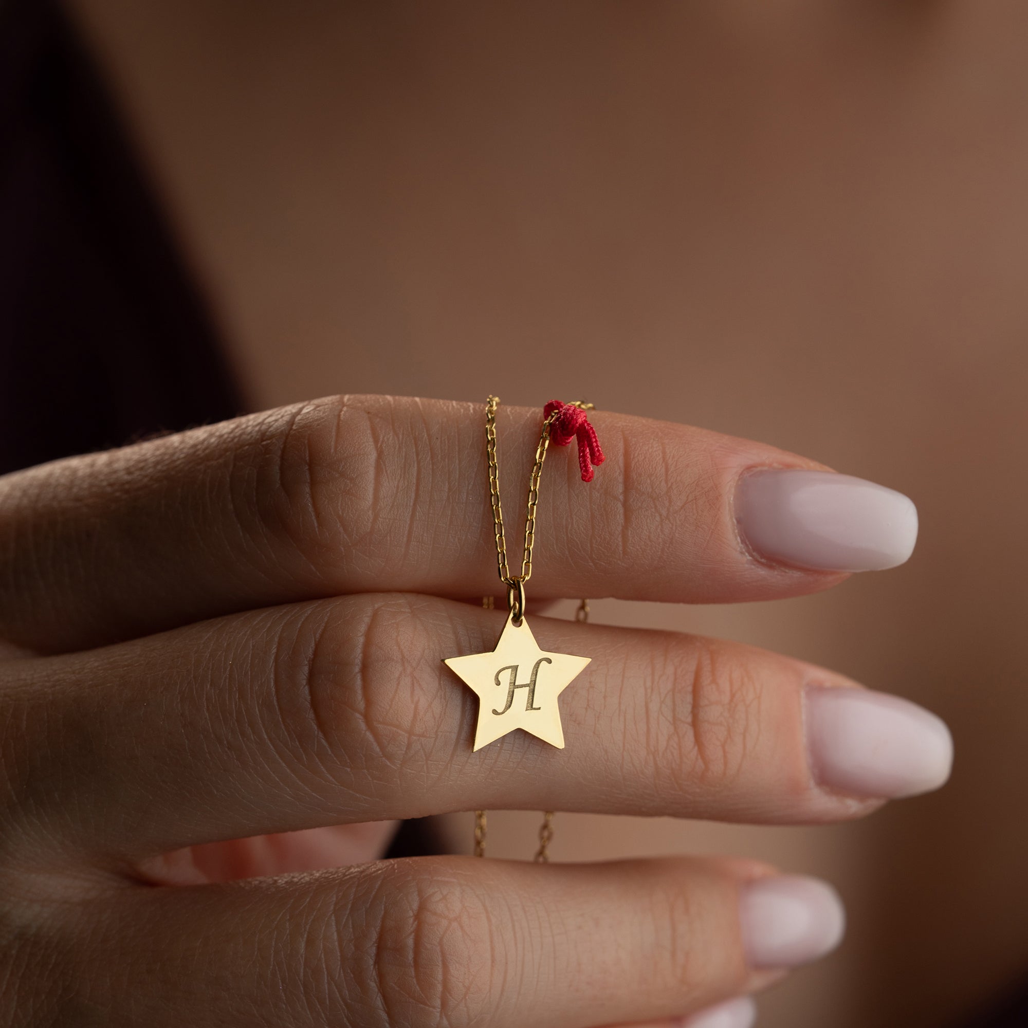 STERN LETTER HALSKETTE | 925 SILBER