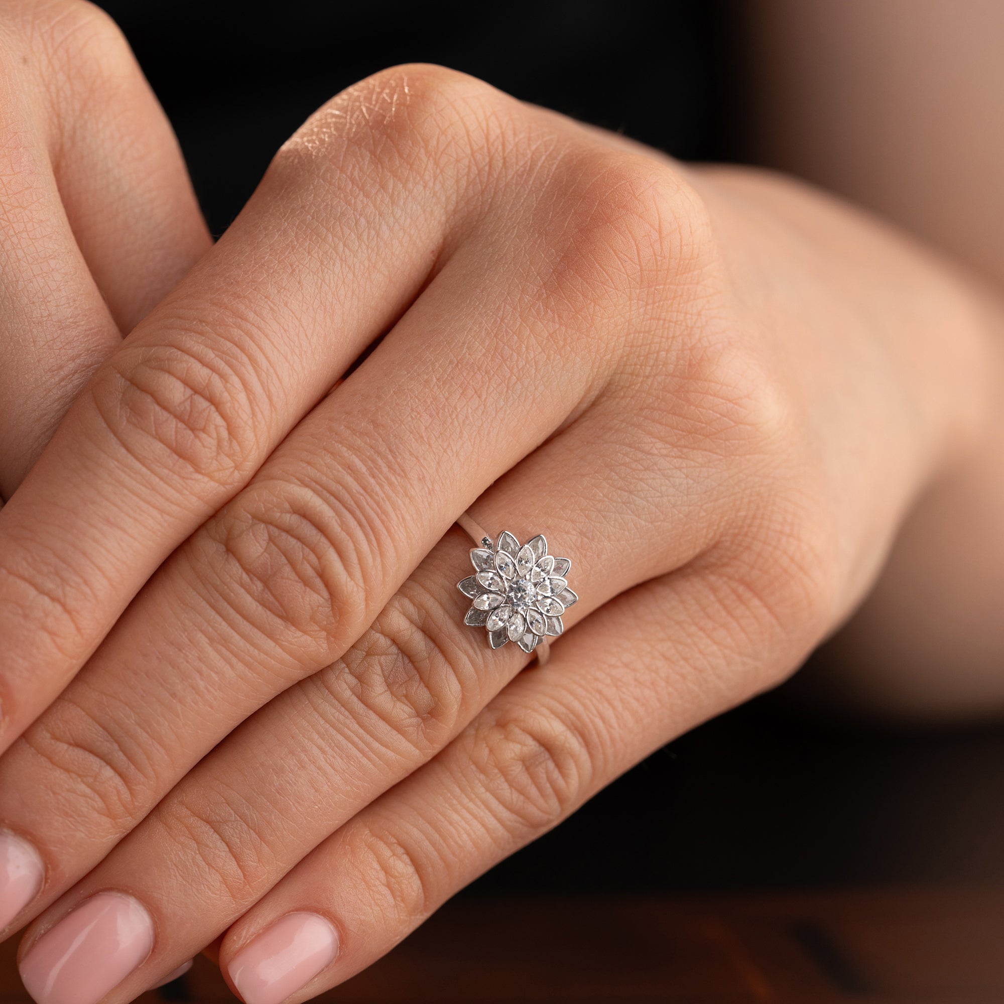 LOTUS RING | 925 SILBER