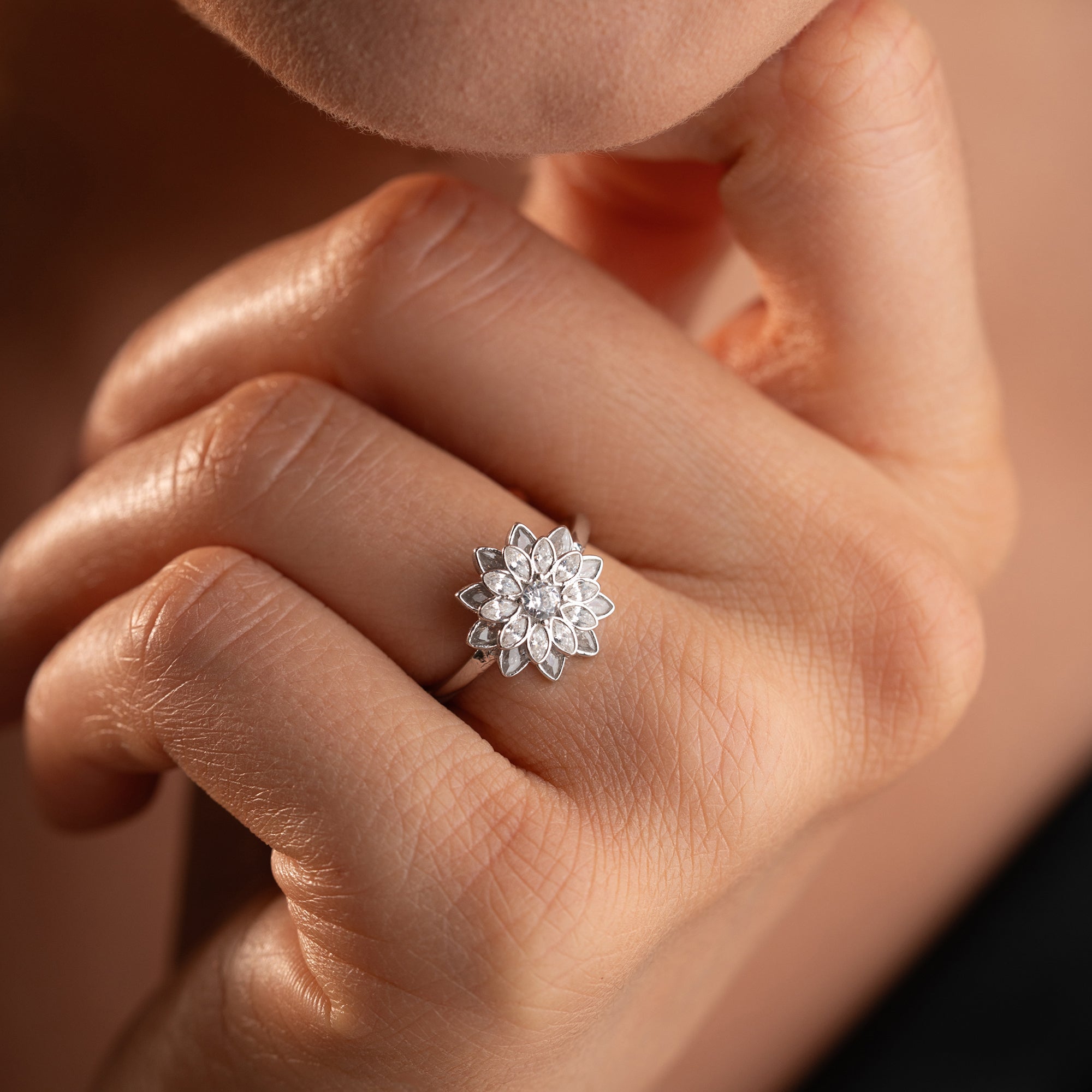 LOTUS RING | 925 SILBER