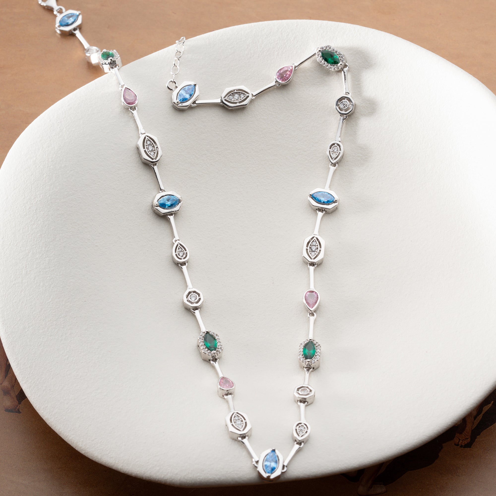 COLORFULL BIJOU HALSKETTE | 925 SILBER