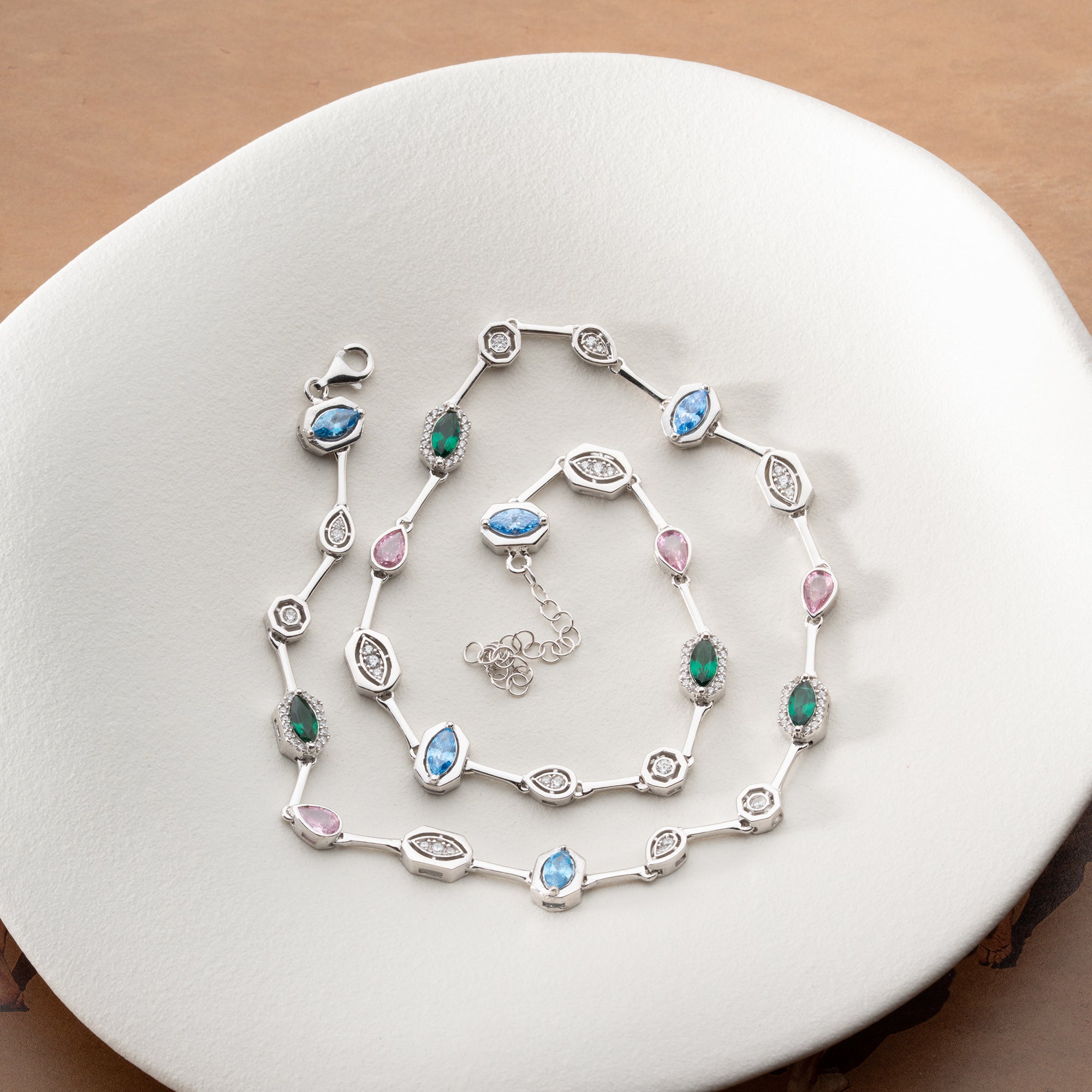 COLORFULL BIJOU HALSKETTE | 925 SILBER