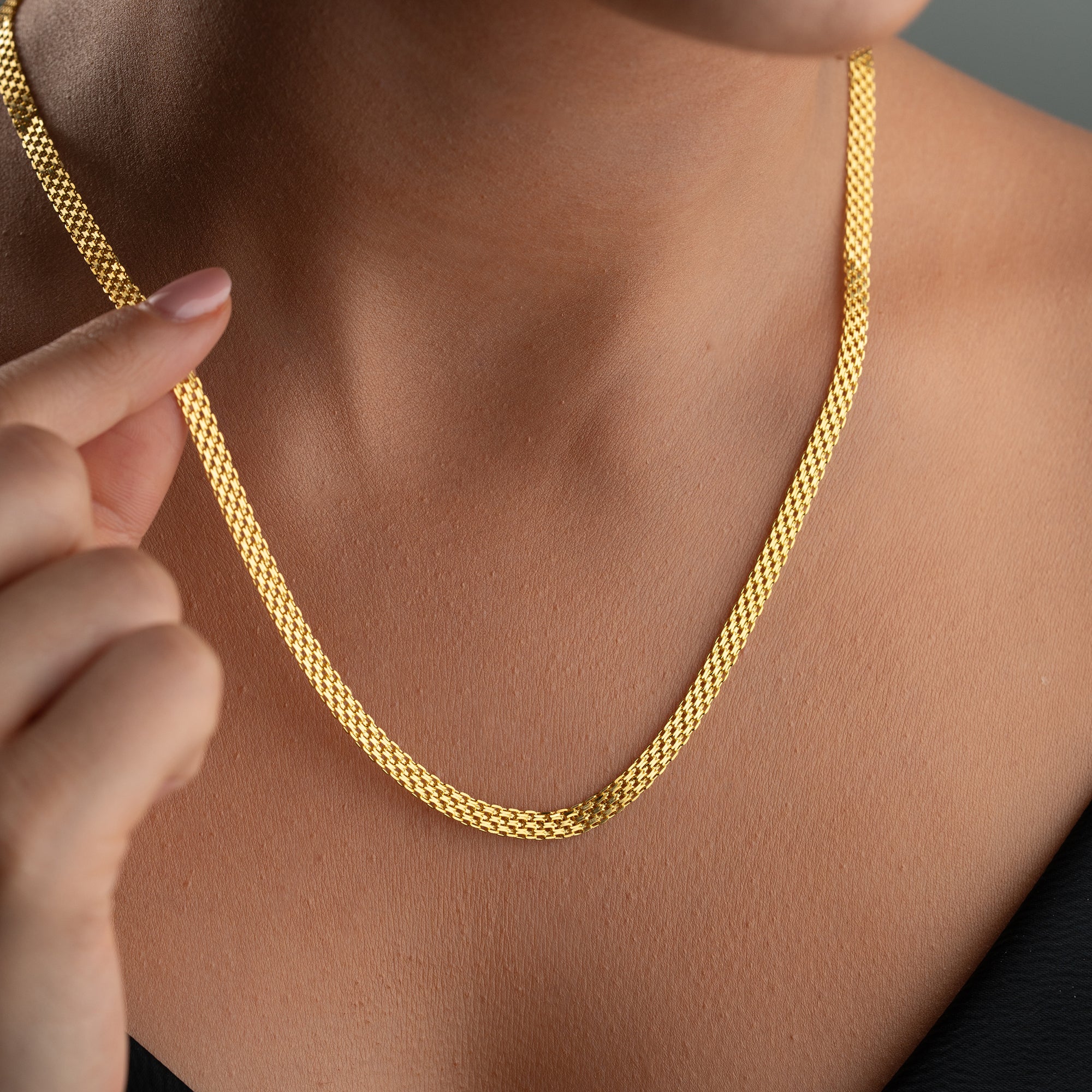 GEFLOCHTENE HALSKETTE | 925 SILBER