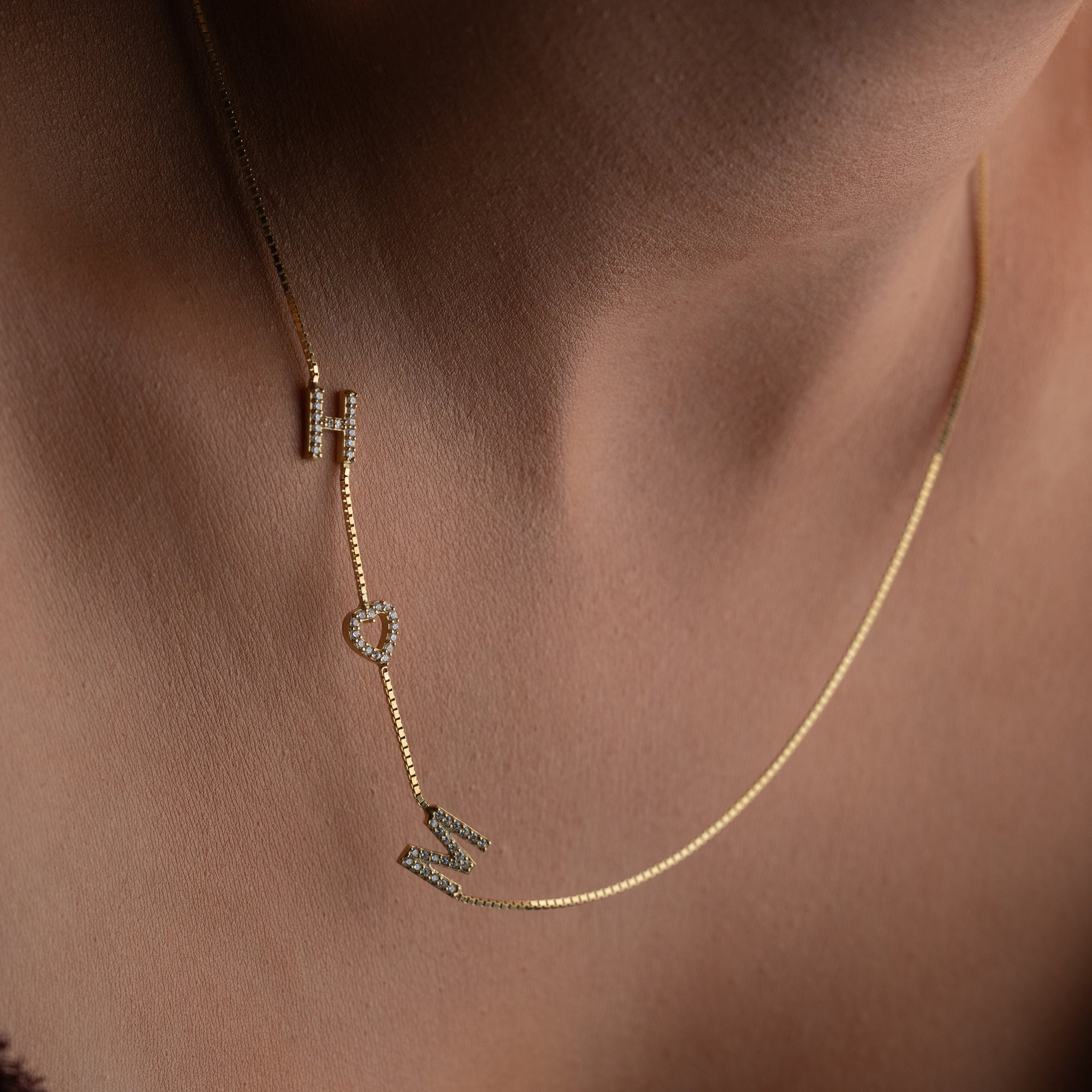 Engraved Heart Necklace | 925 Silver