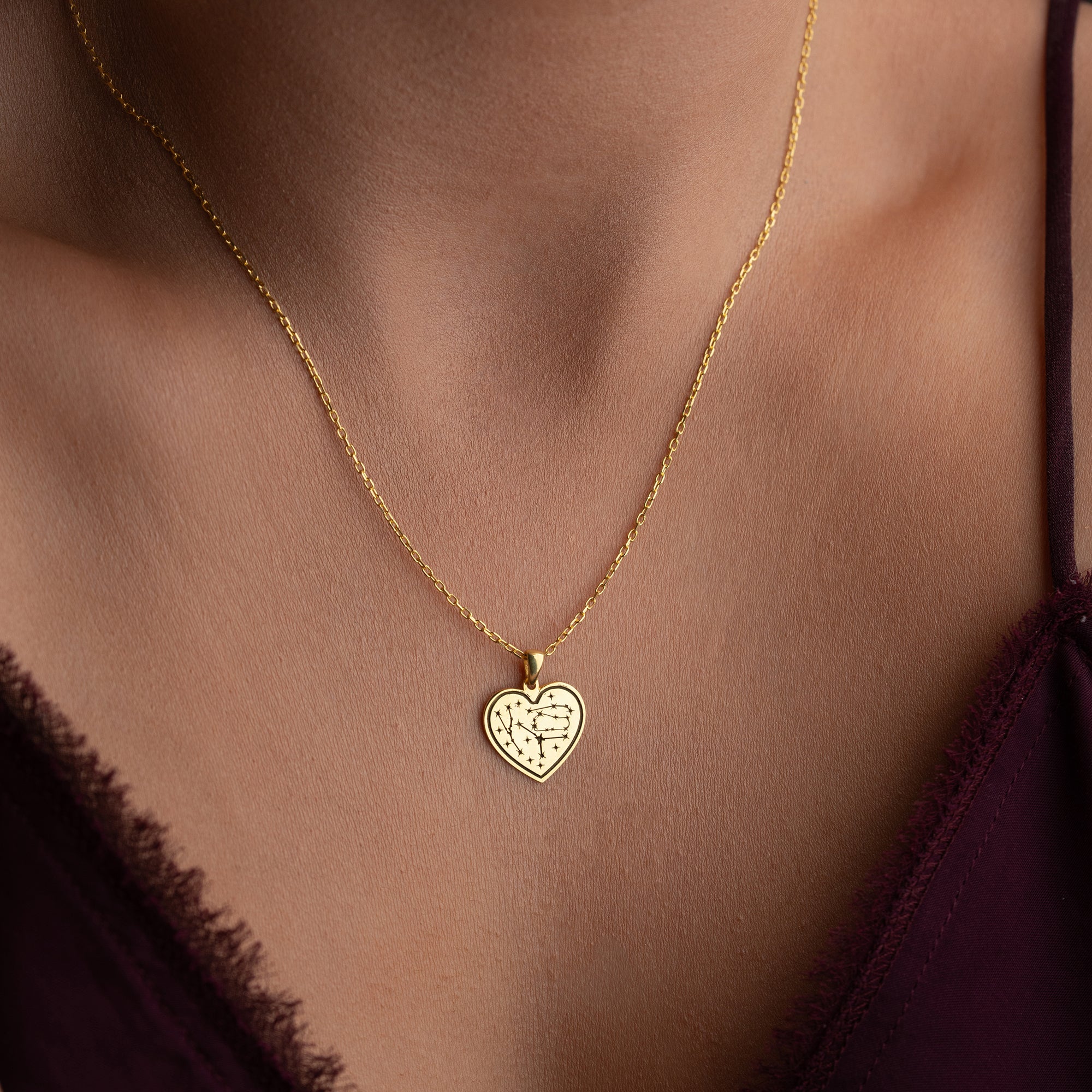 Engraved Heart Necklace | 925 Silver
