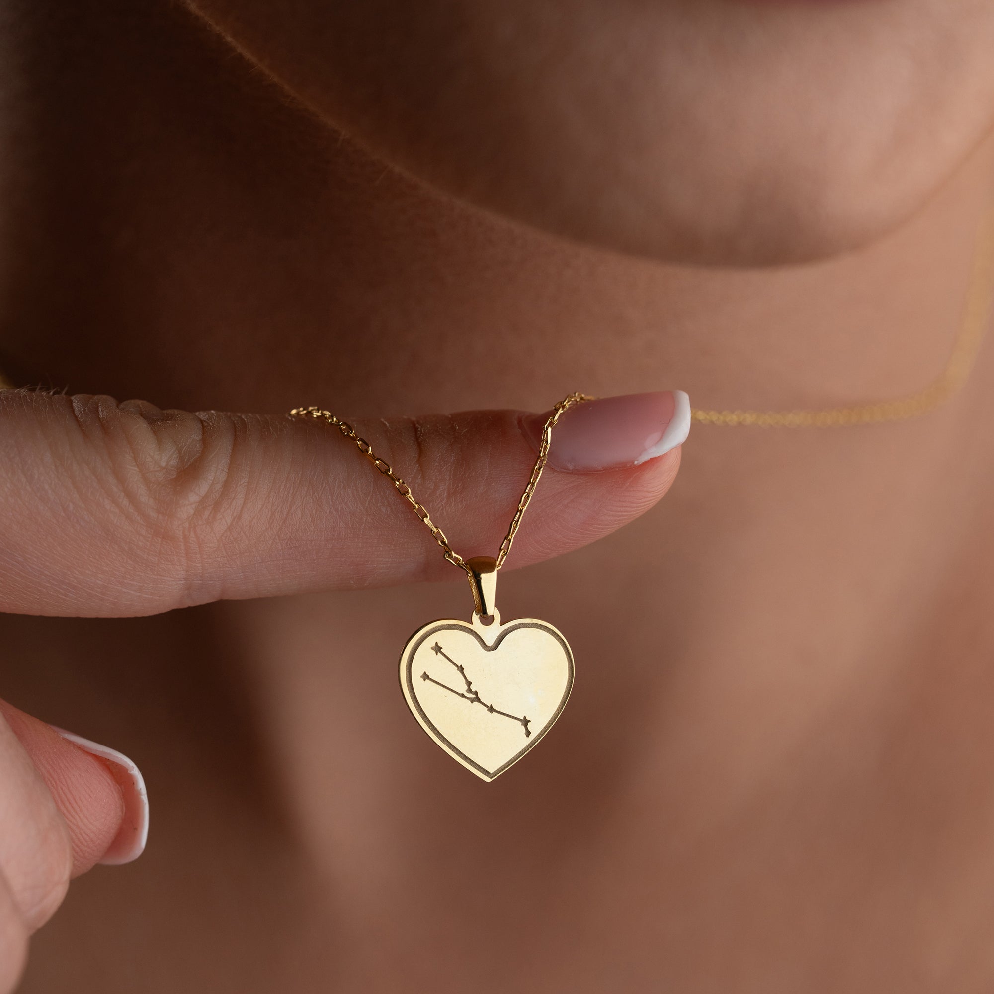Engraved Heart Necklace | 925 Silver