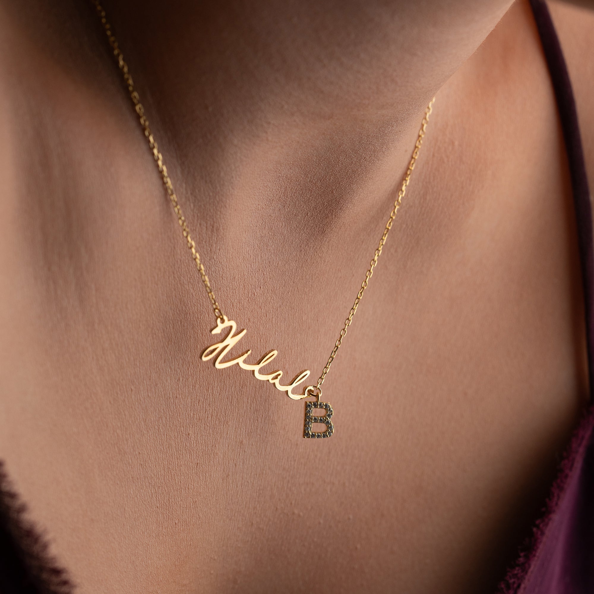 Engraved Heart Necklace | 925 Silver