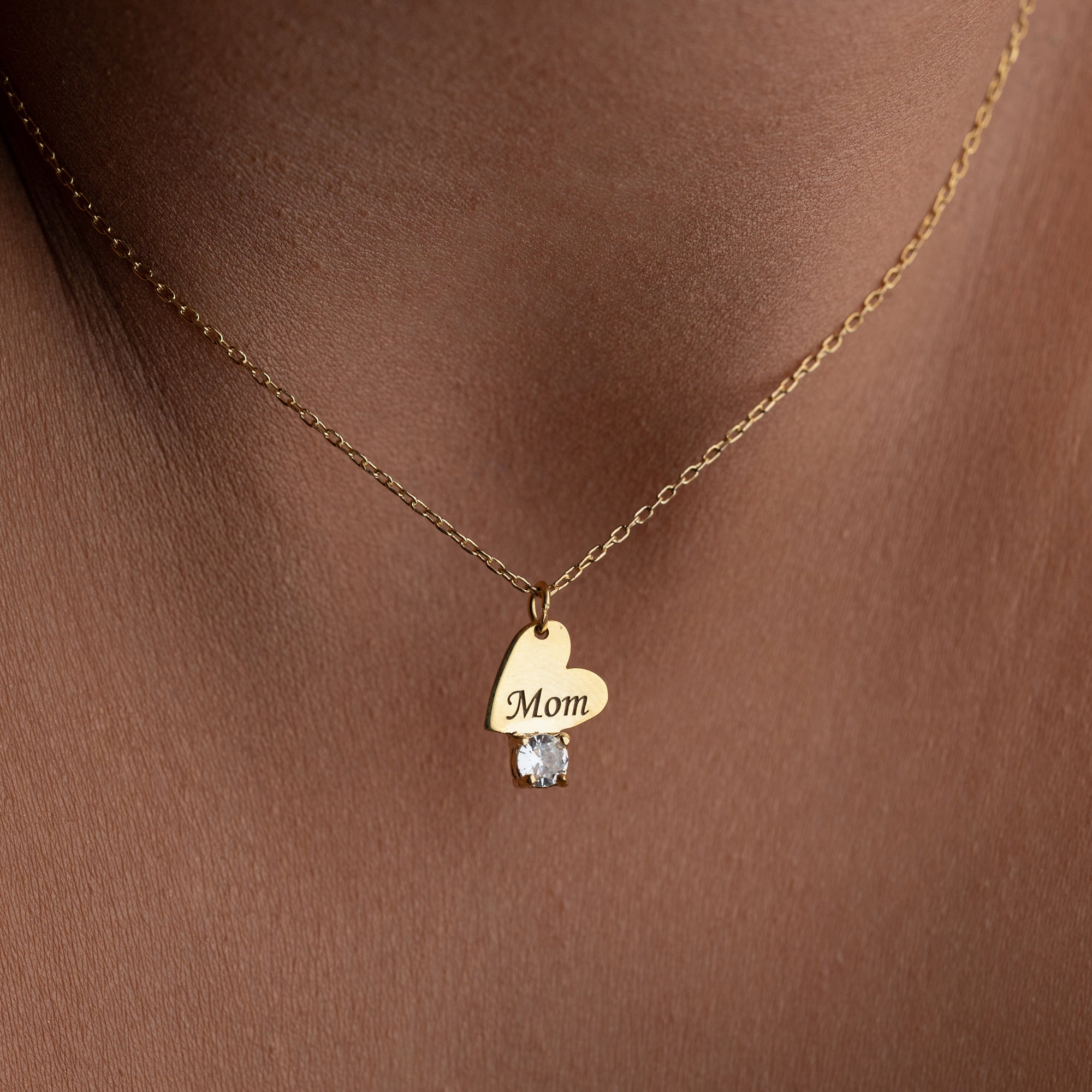 Engraved Heart Necklace | 925 Silver