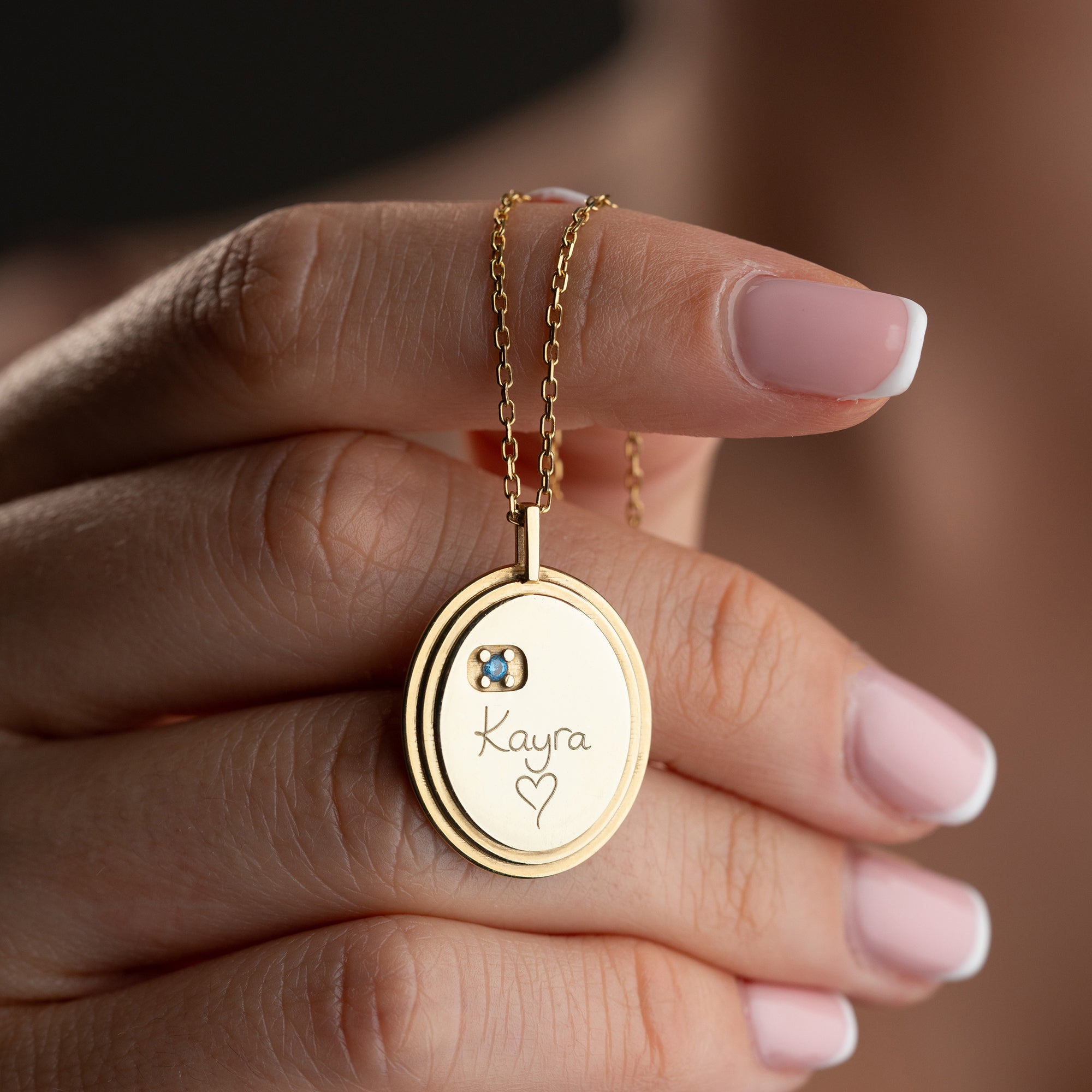 Engraved Heart Necklace | 925 Silver
