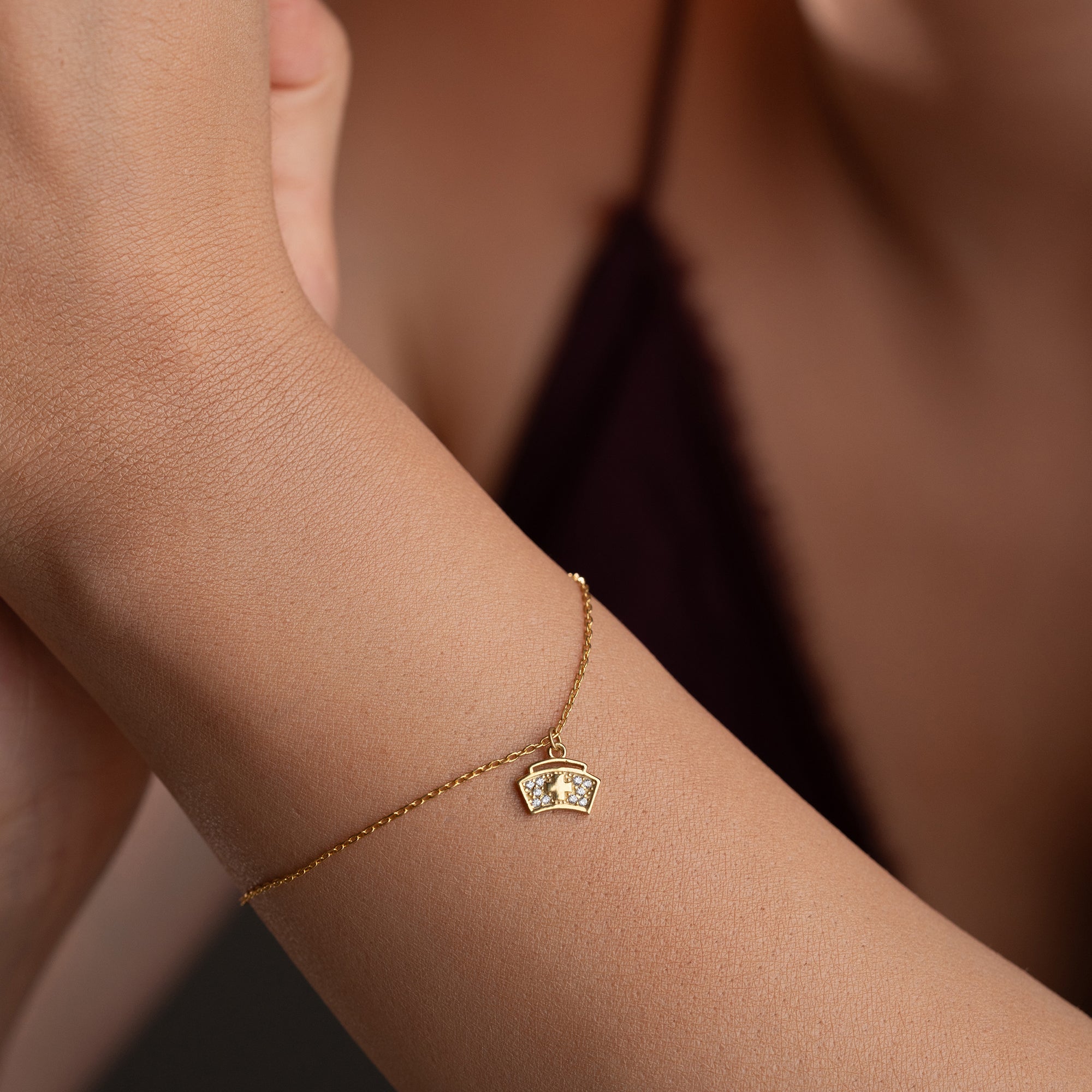 LEHRER-CHARM ARMKETTE | 925 SILBER