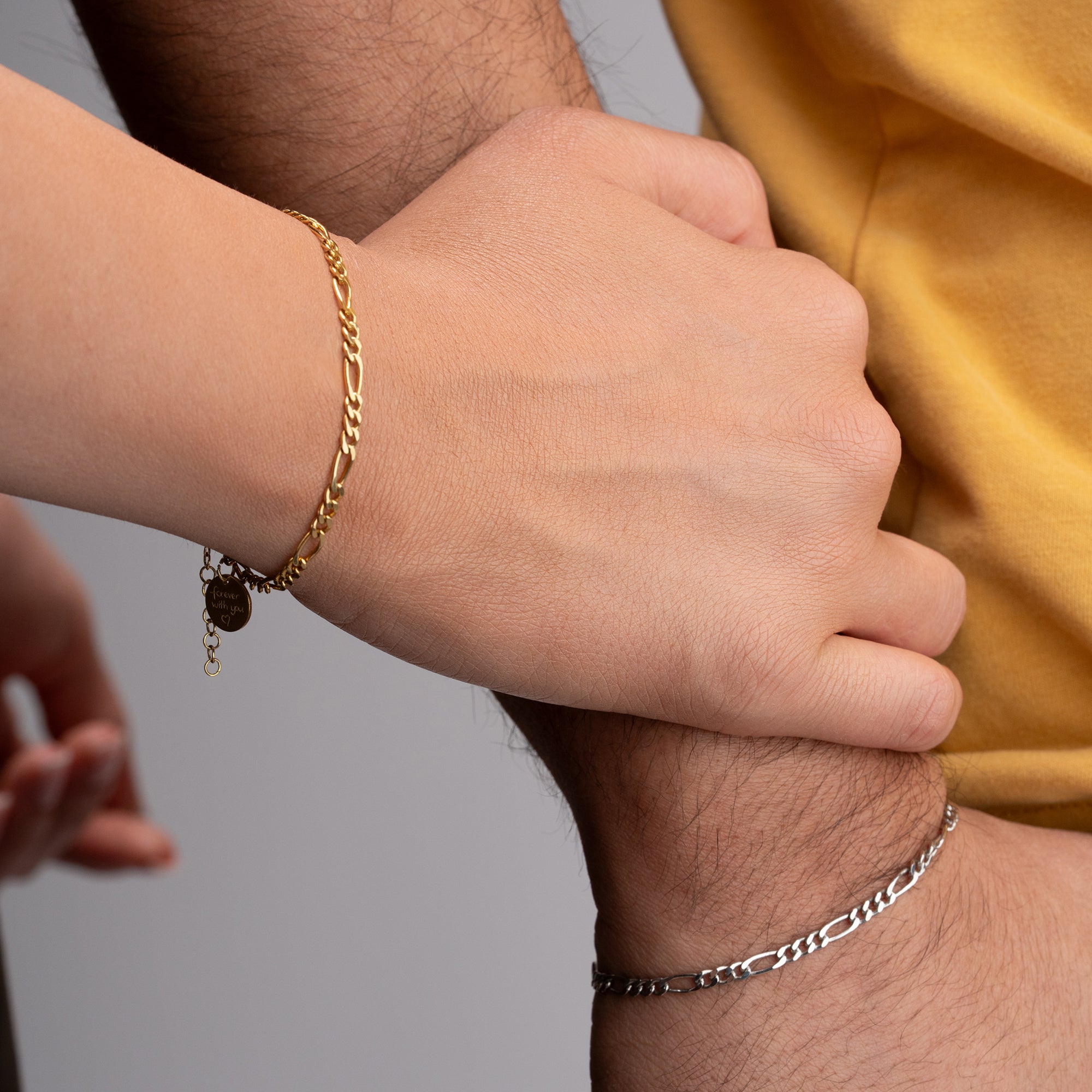 ZEICHNUNG PAAR ARMKETTE | 925 SILBER