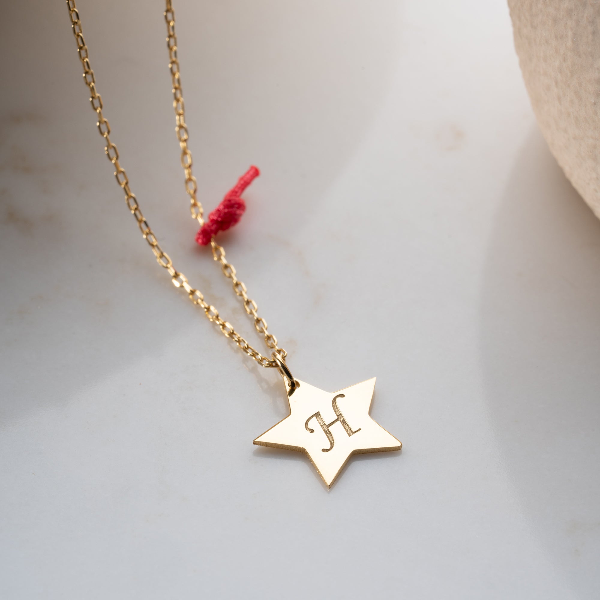 STERN LETTER HALSKETTE | 925 SILBER