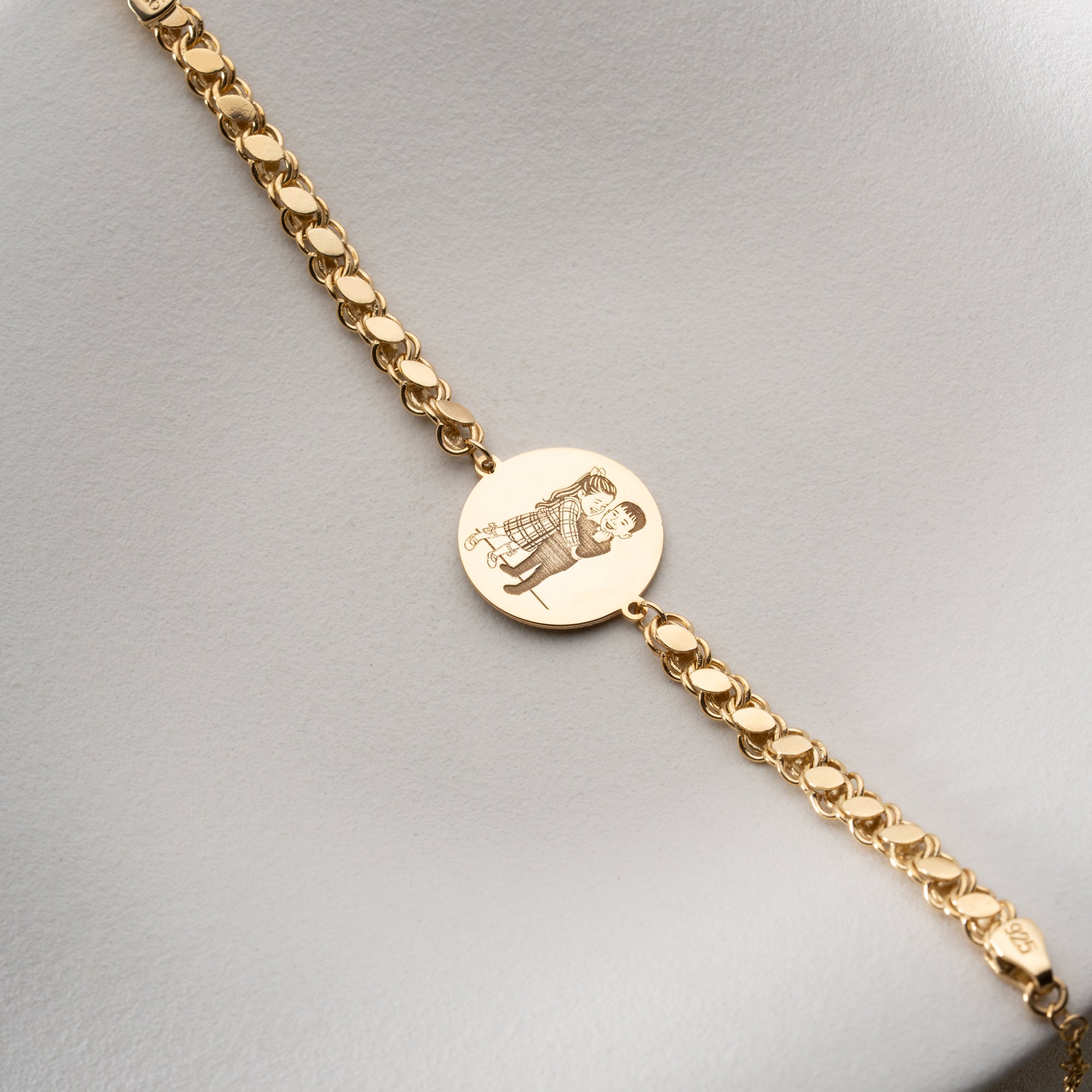 FOTO GRAVUR ARMBAND | 925 SILBER