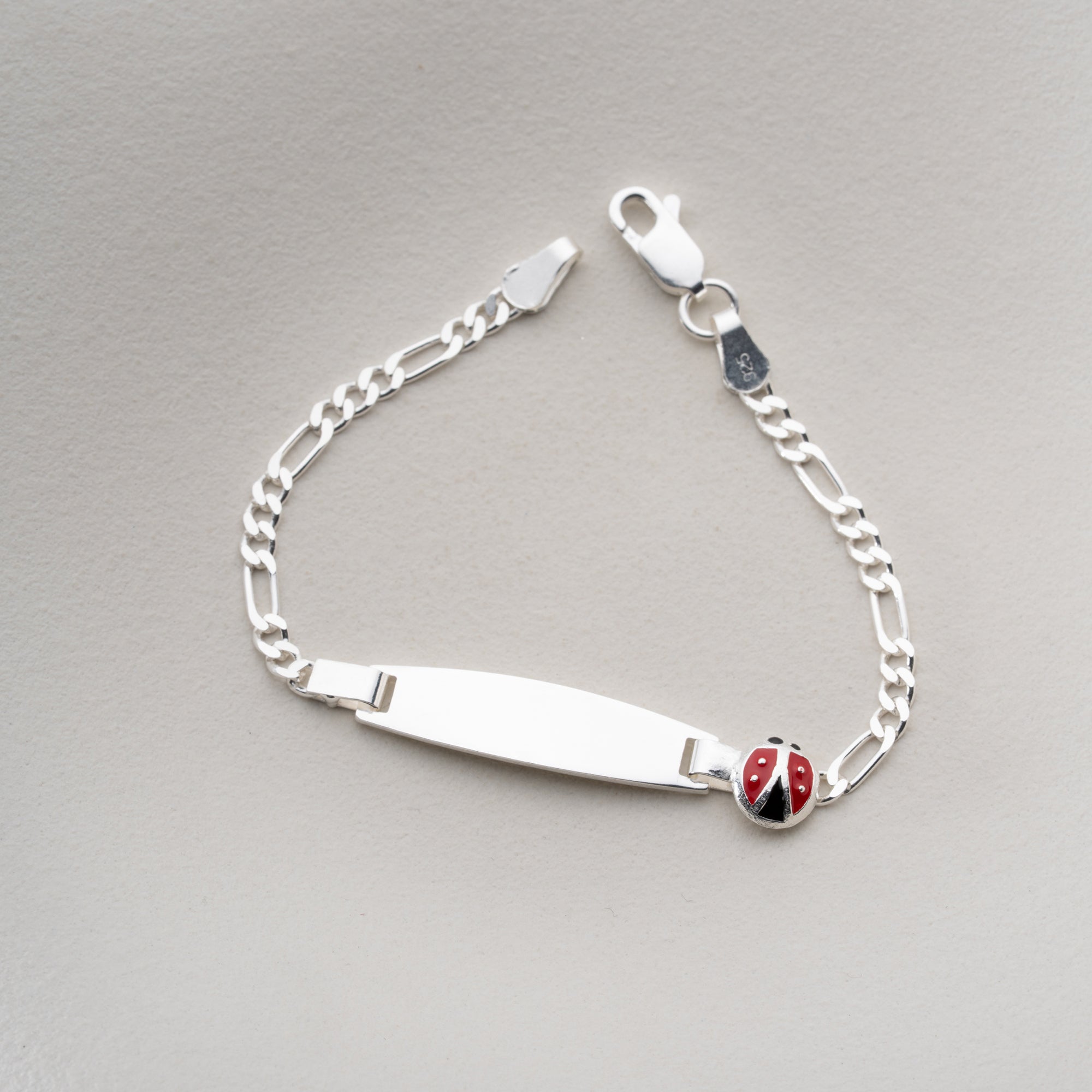 MARIENKÄFER KINDER ARMBAND | 925 SILBER