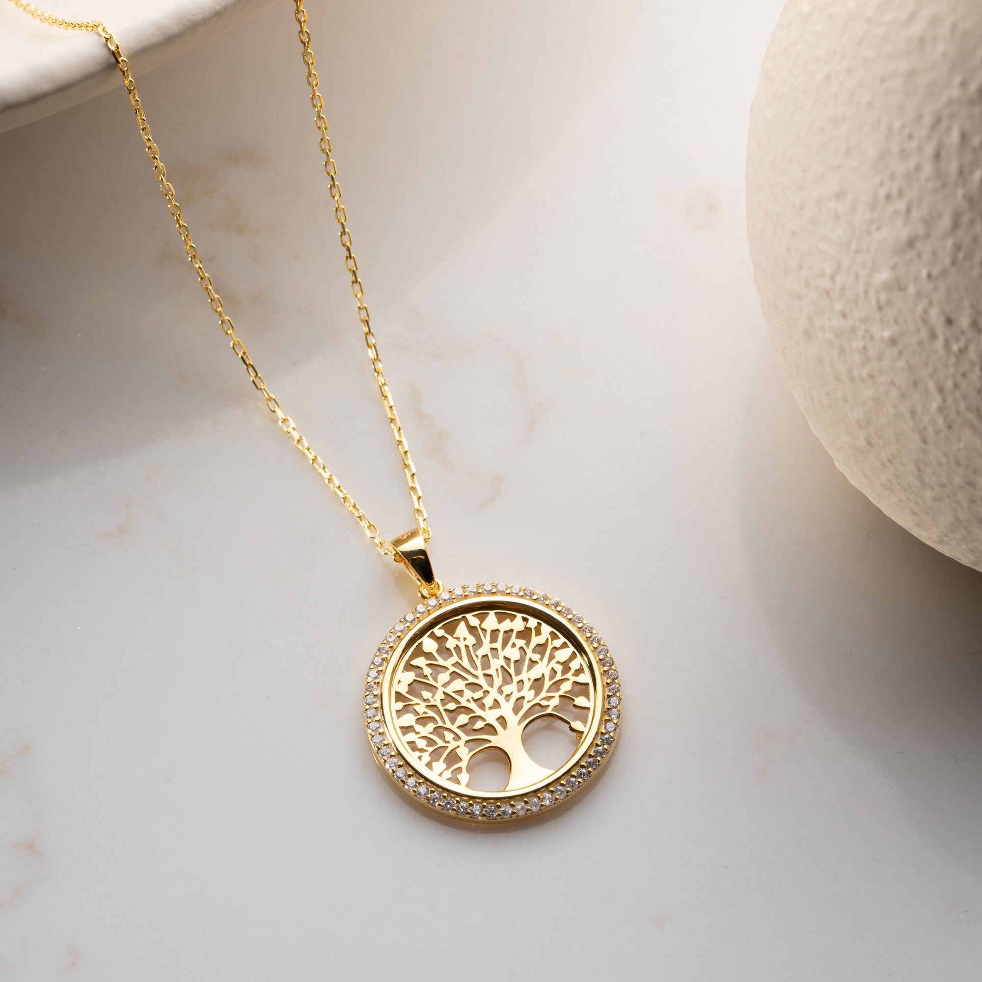 LEBENSBAUM HALSKETTE | 925 SILBER