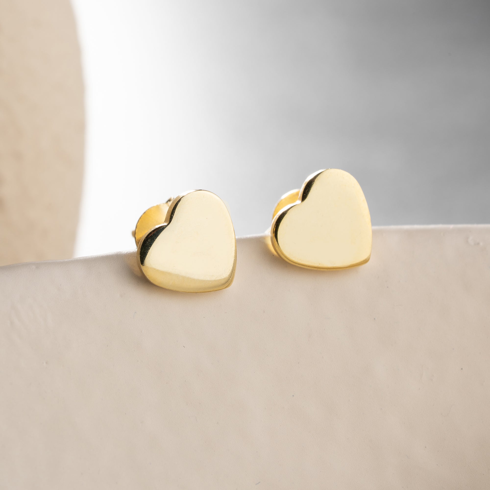 MINI HEART EARRINGS | 925 SILVER