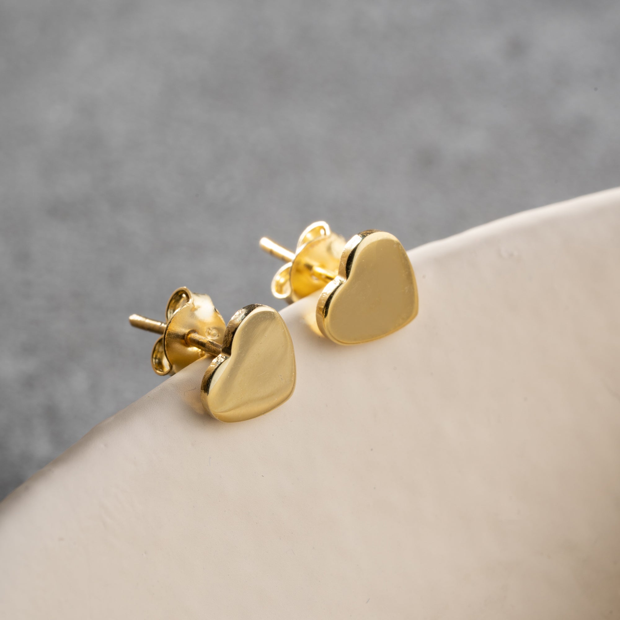 MINI HEART EARRINGS | 925 SILVER