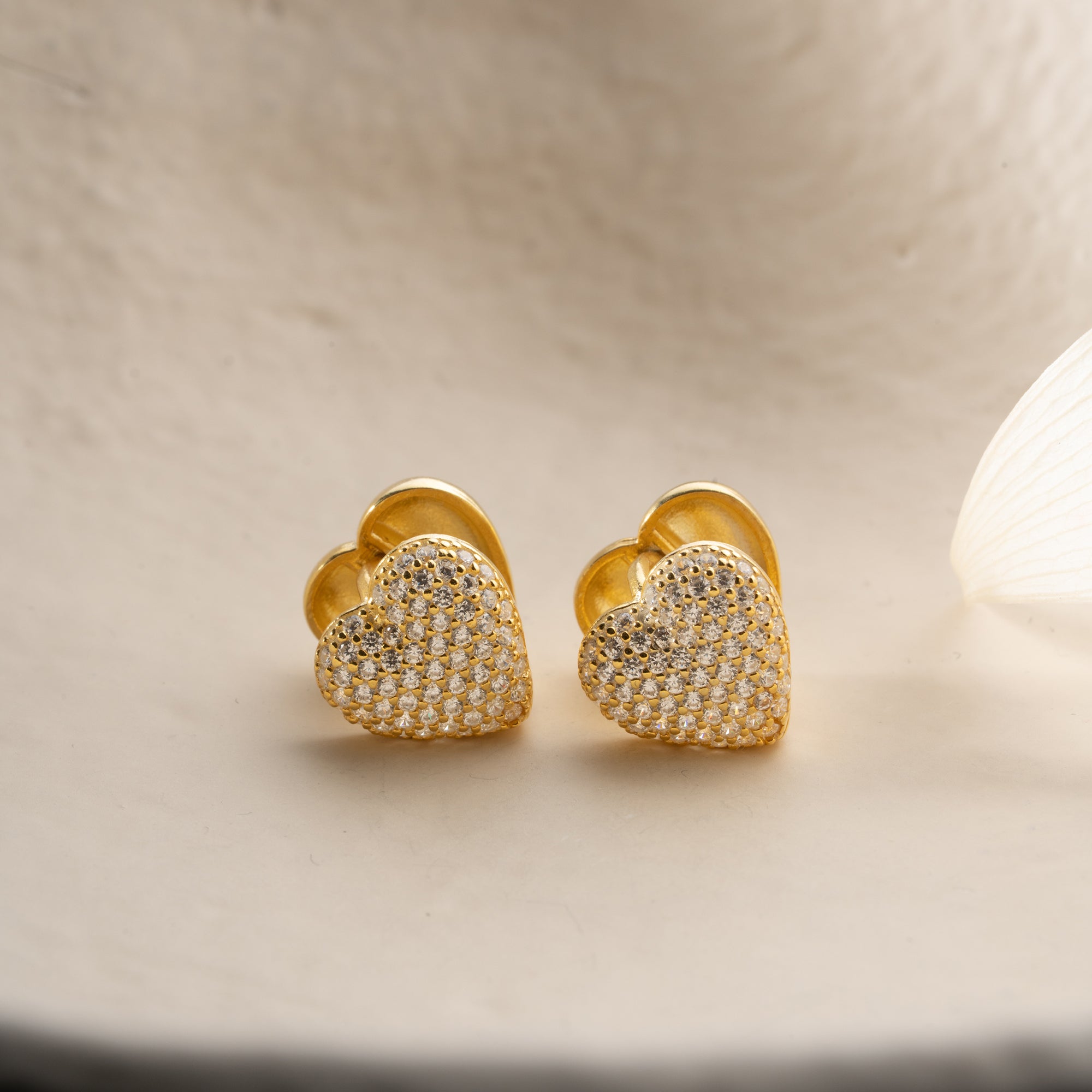 MIA HERZ OHRRINGE | 925 SILBER