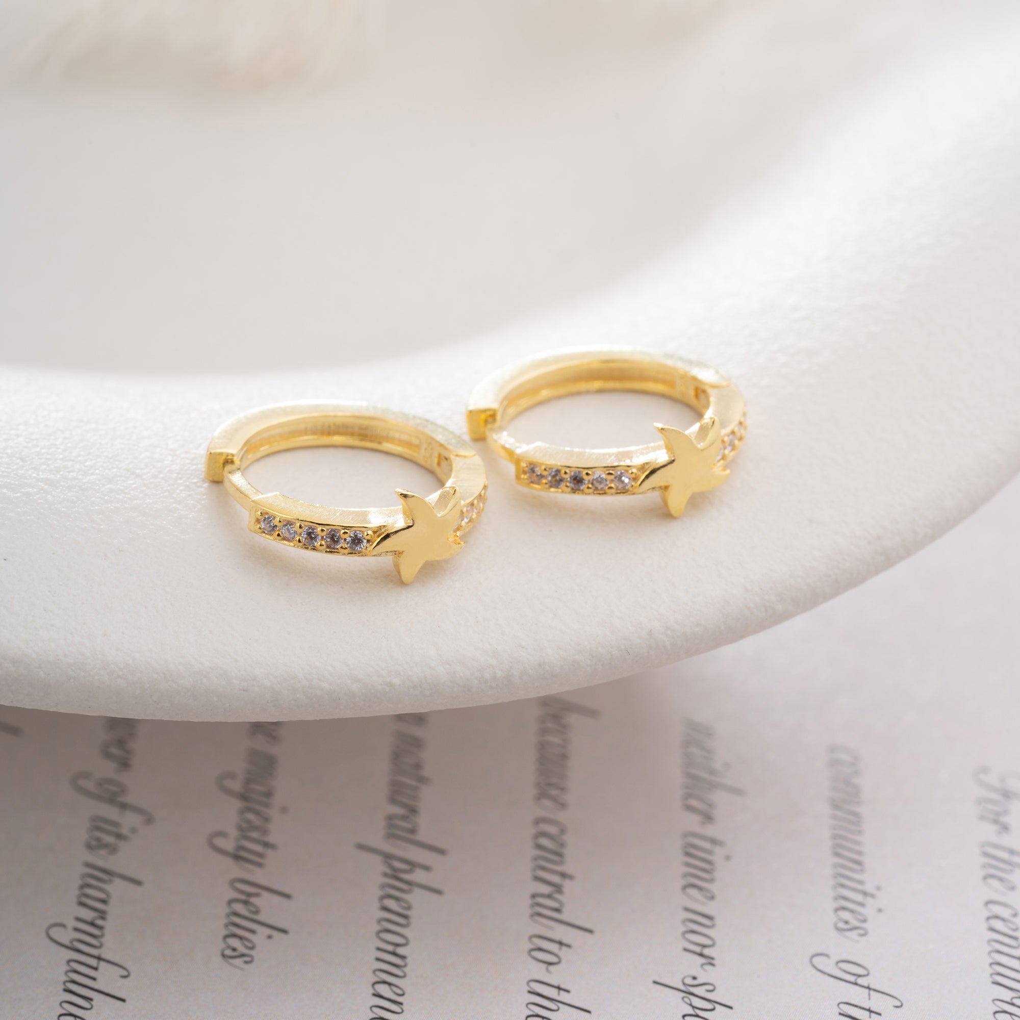MAYA SEESTERN OHRRINGE | 925 SILBER