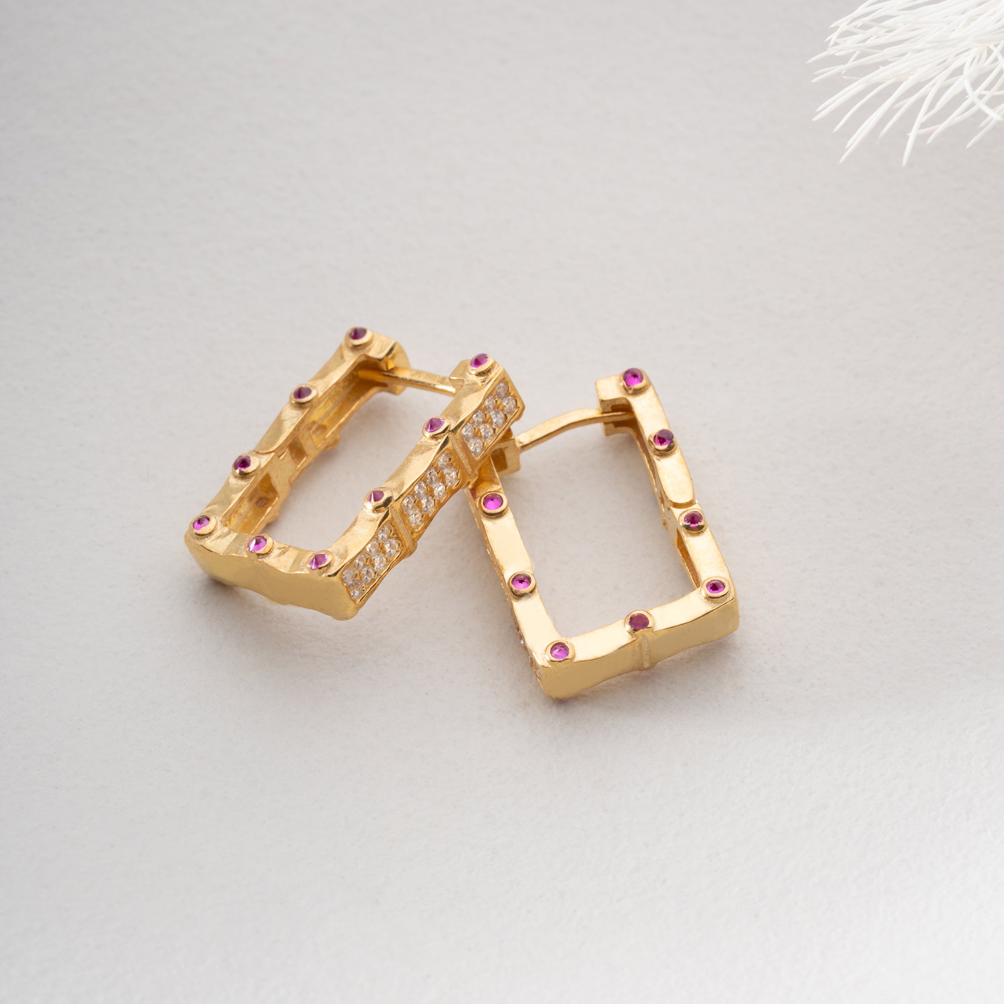 JUNA SQUARE OHRRINGE | 925 SILBER