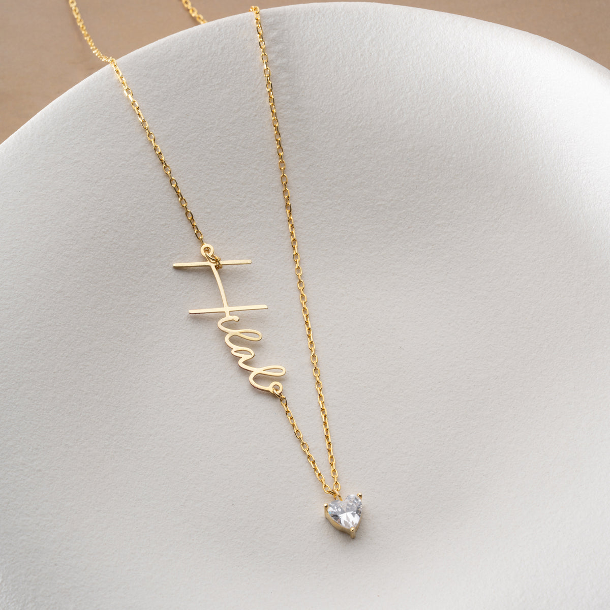 HERZ Y NAMENSKETTE | 925 SILBER
