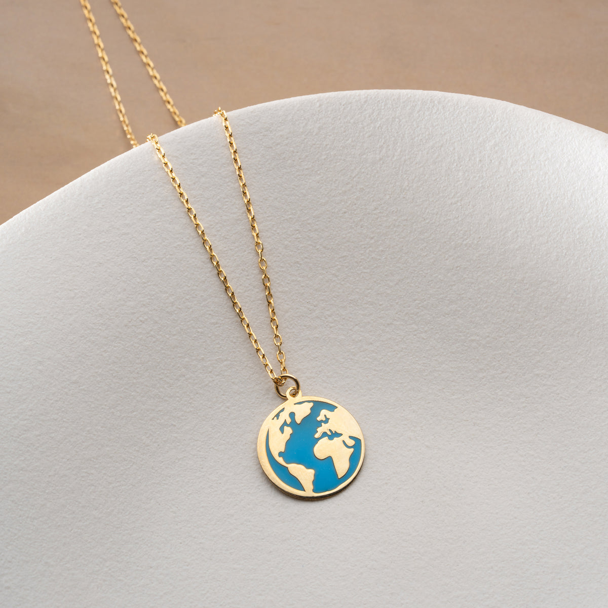 WELT HALSKETTE | 925 SILBER