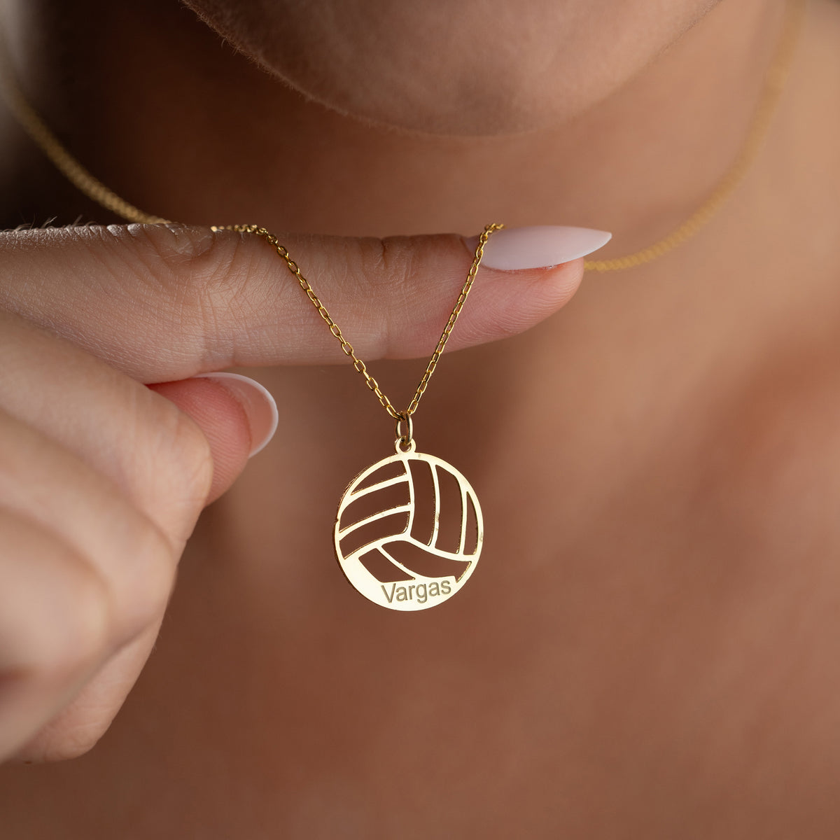 VOLEYBALL HALSKETTE | 925 SILBER