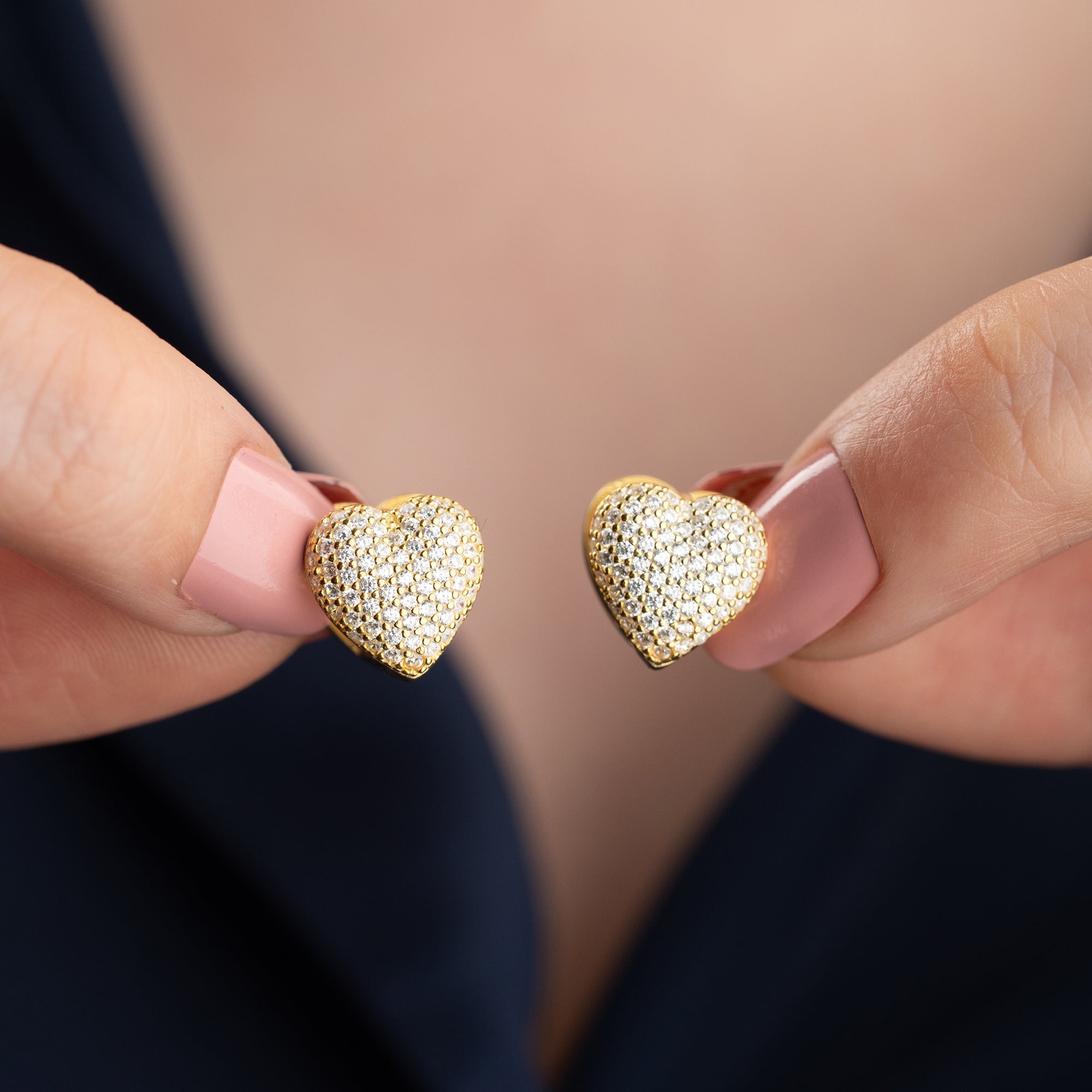 MIA HERZ OHRRINGE | 925 SILBER