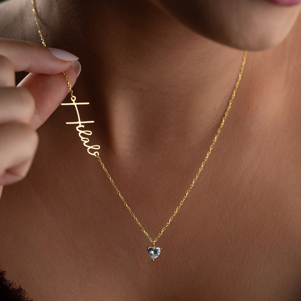 HERZ Y NAMENSKETTE | 925 SILBER