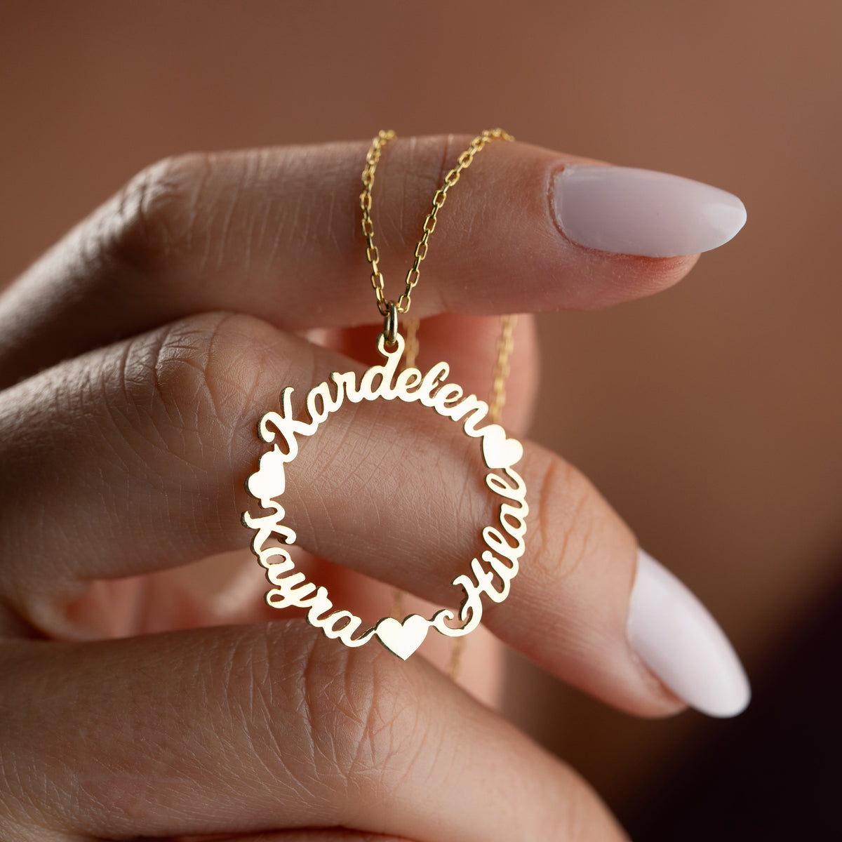 FAMILIE NAMENS HALSKETTE | 925 SILBER