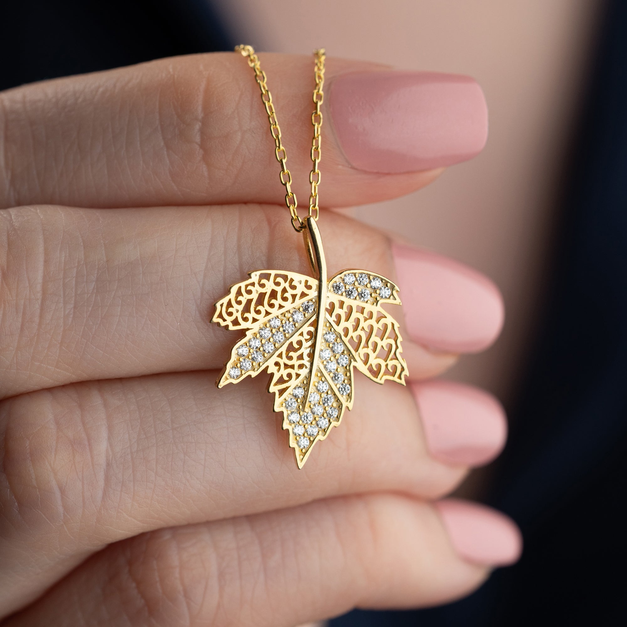 LEAF NECKLACE | 925 SILVER