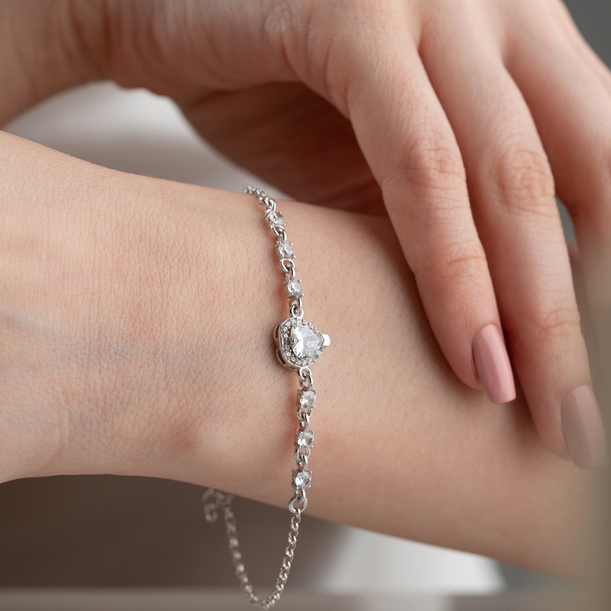 DROP STONE ARMBAND | 925 SILBER
