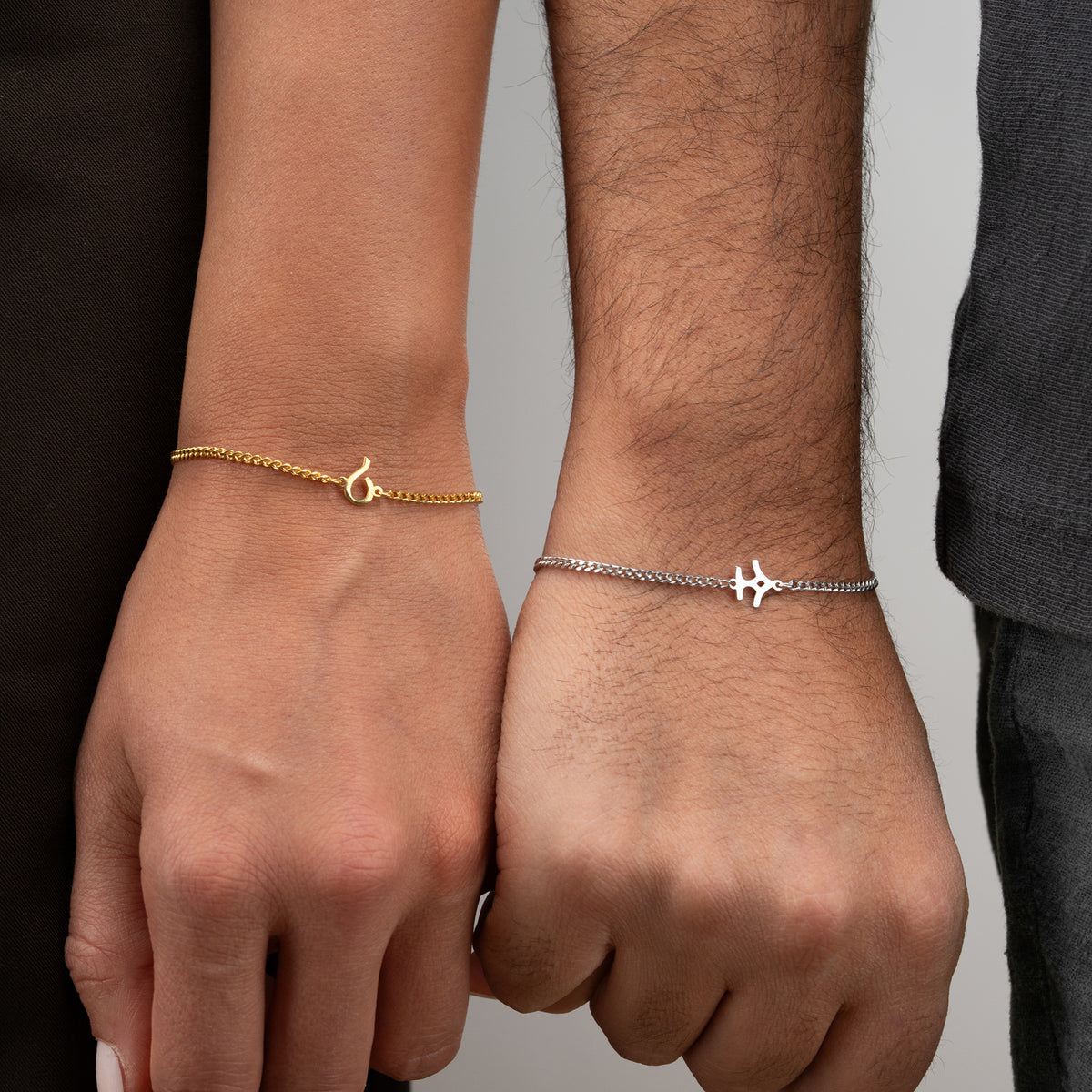 ALTTÜRKISCH GOURMET BUCHSTABEN PARTNER ARMKETTEN | 925 SILBER