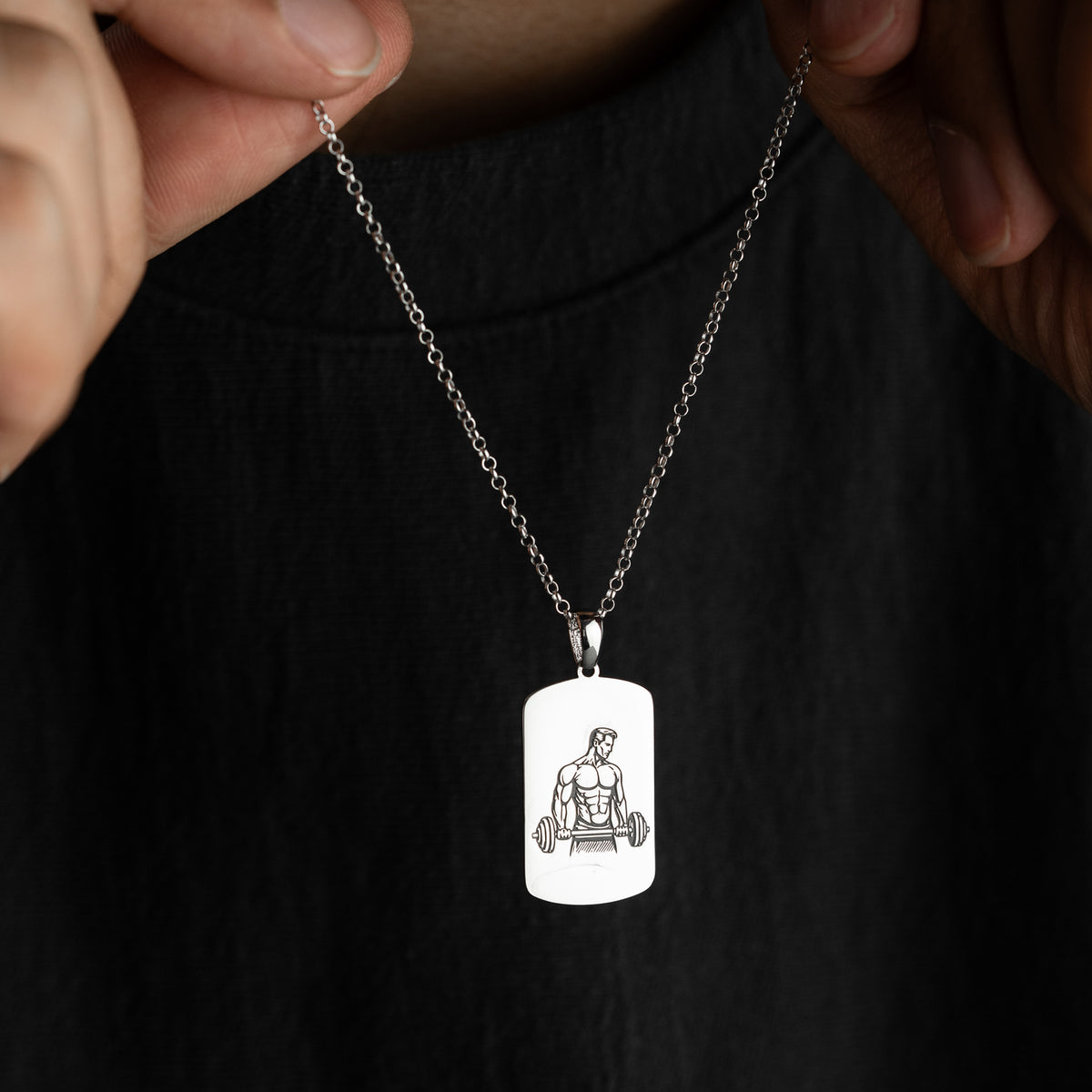 BOX HERREN HALSKETTE | 925 SILBER