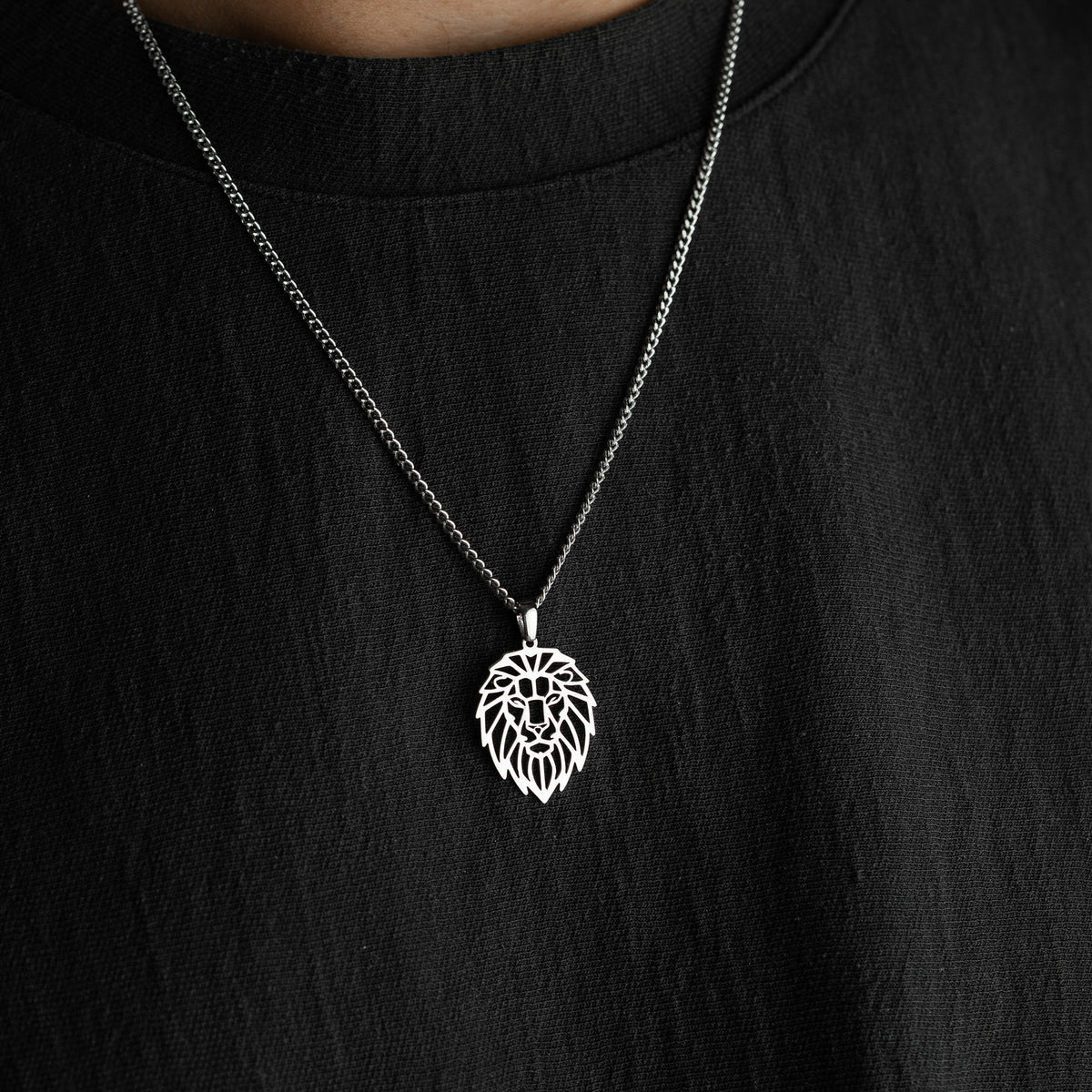 LÖWE HERREN HALSKETTE | 925 SILBER