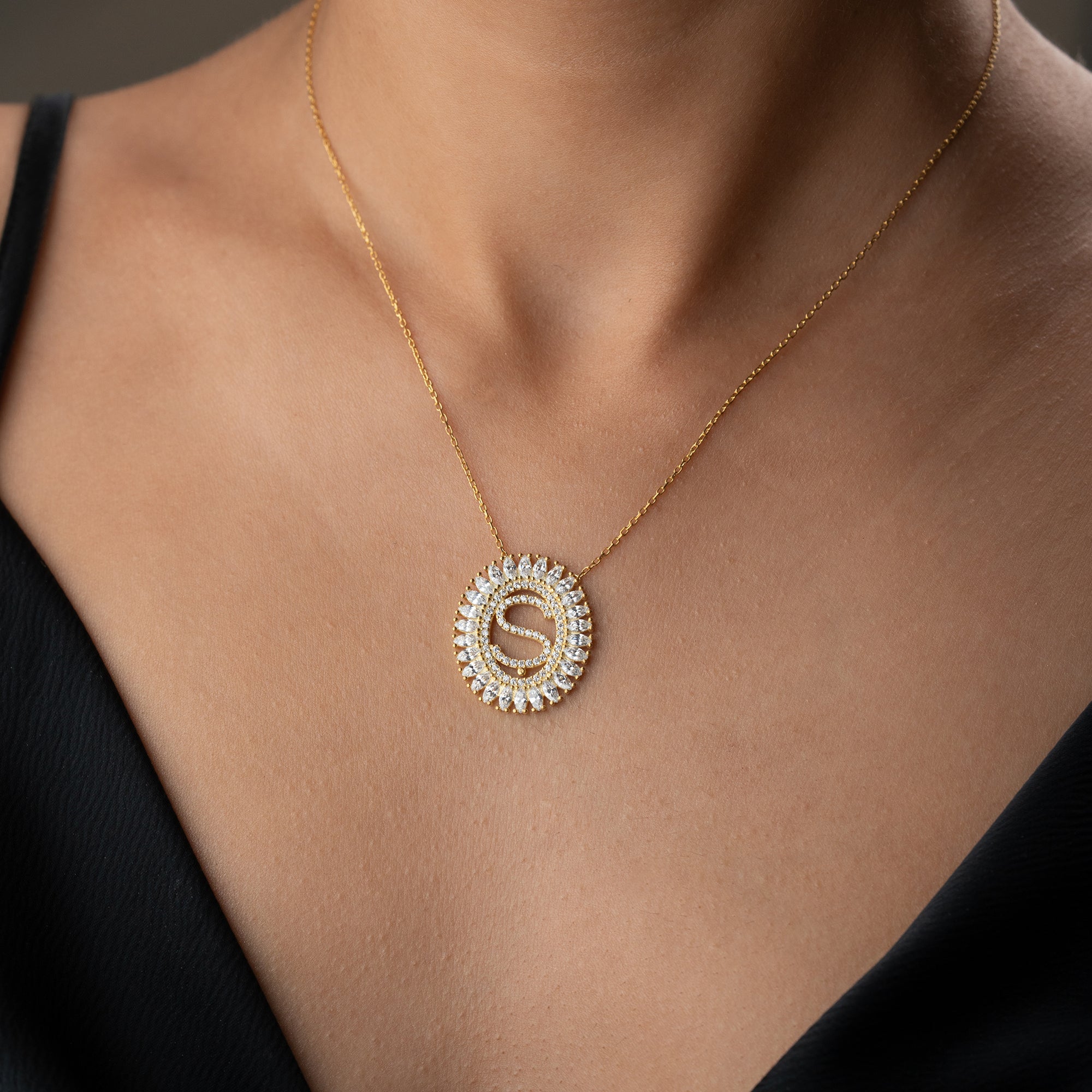 LETTER LUXE HALSKETTE | 925 SILBER