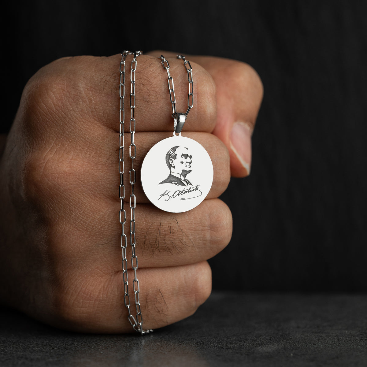 ATATÜRK SELDOM HERREN HALSKETTE | 925 SILBER