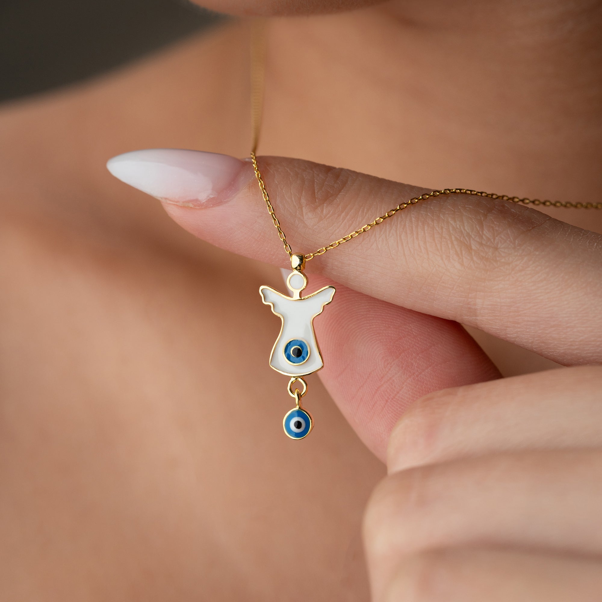 ANGEL NAZAR EYE HALSKETTE | 925 SILBER