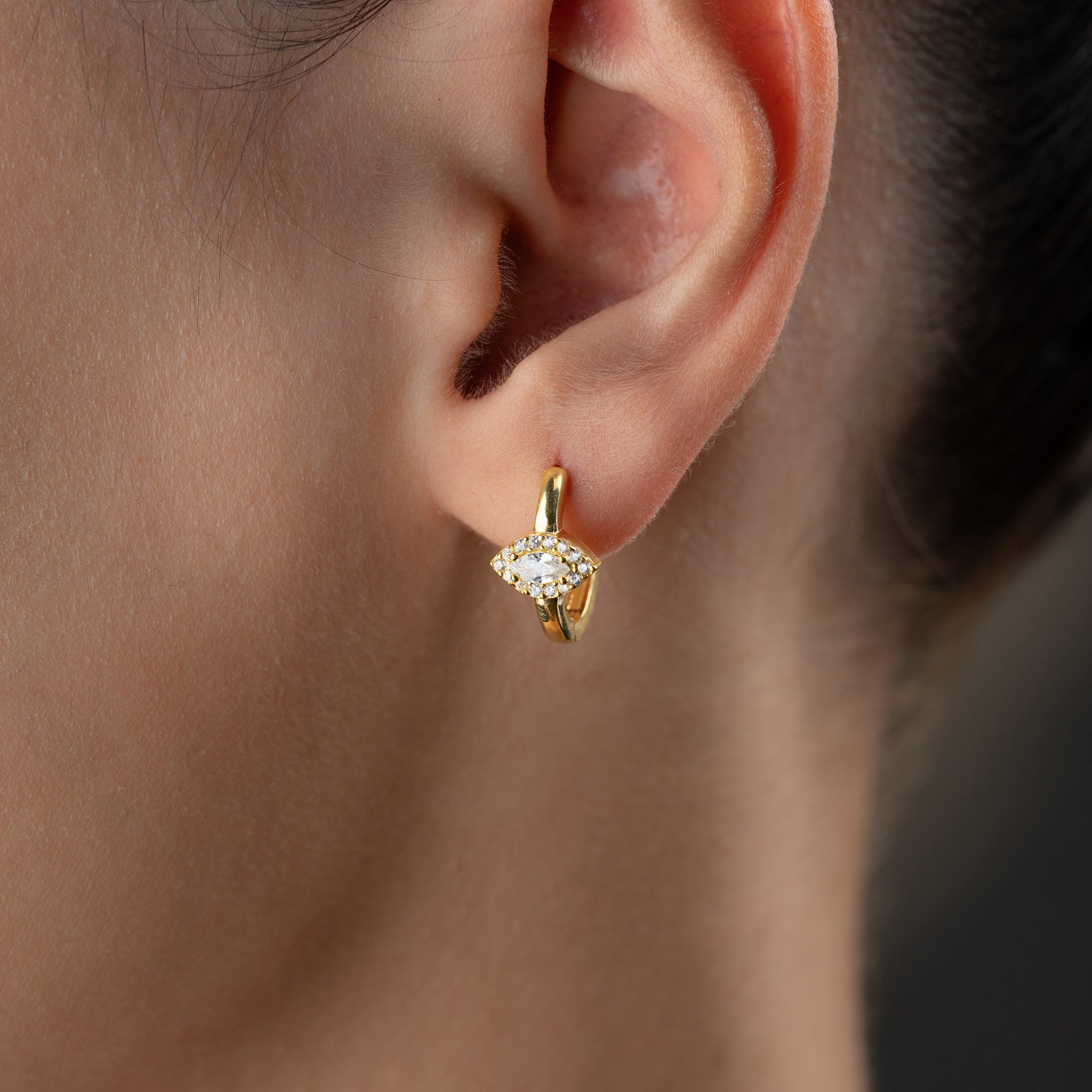 AMY ZIRKONIA OHRRINGE | 925 SILBER