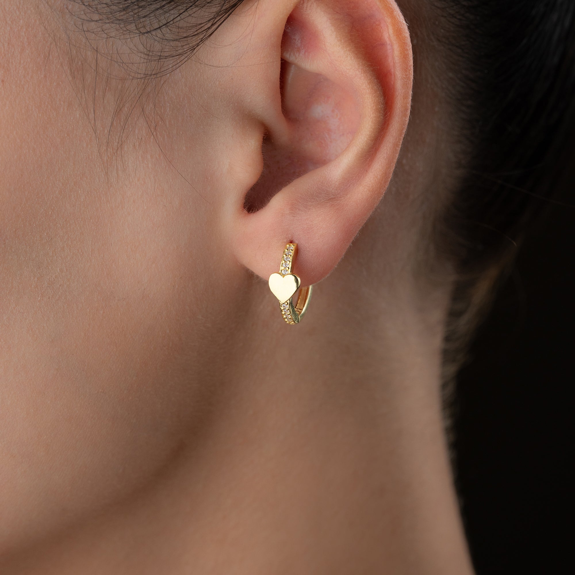 MAYA HEART OHRRINGE | 925 SILBER