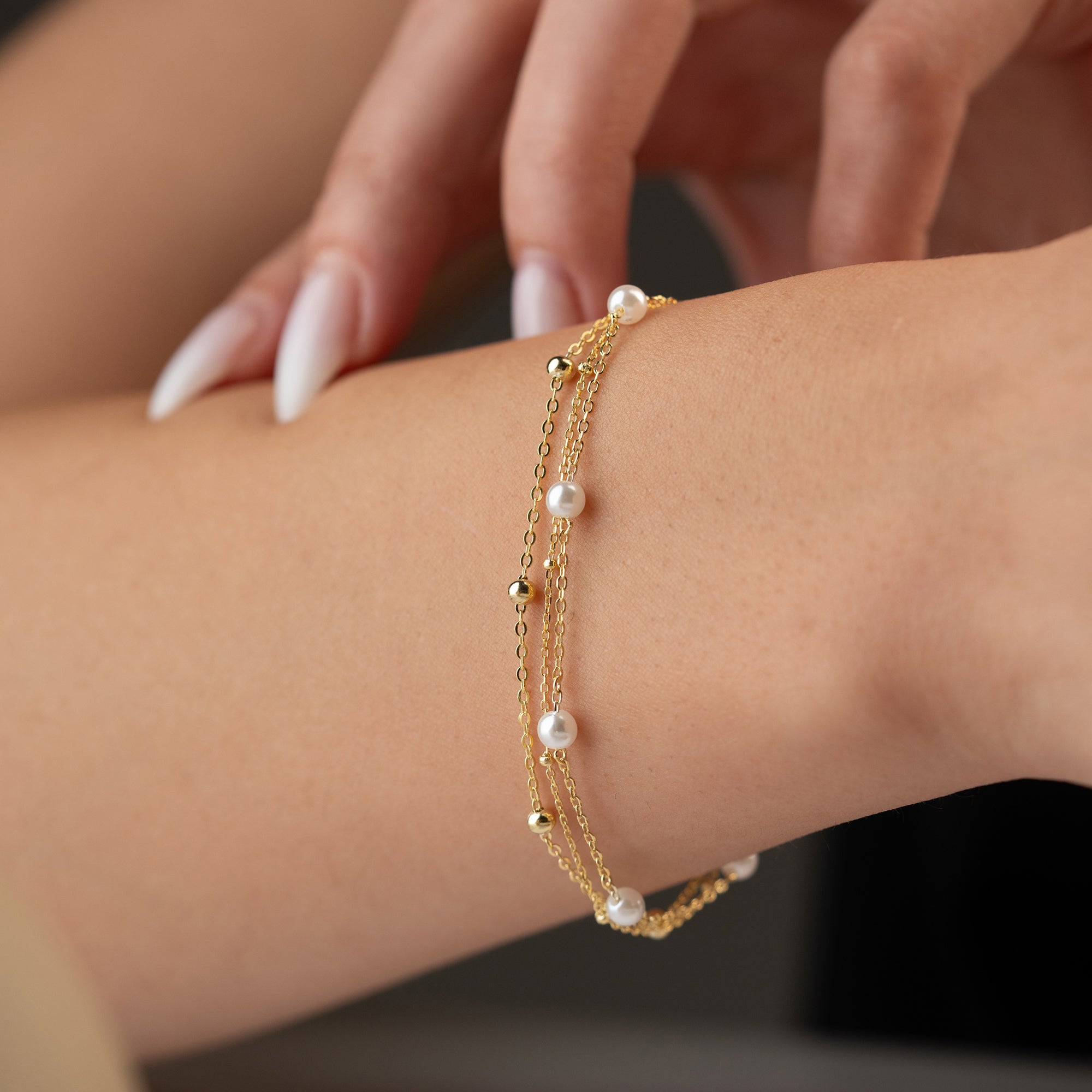 JOLLY PEARL ARMBAND | 925 SILBER