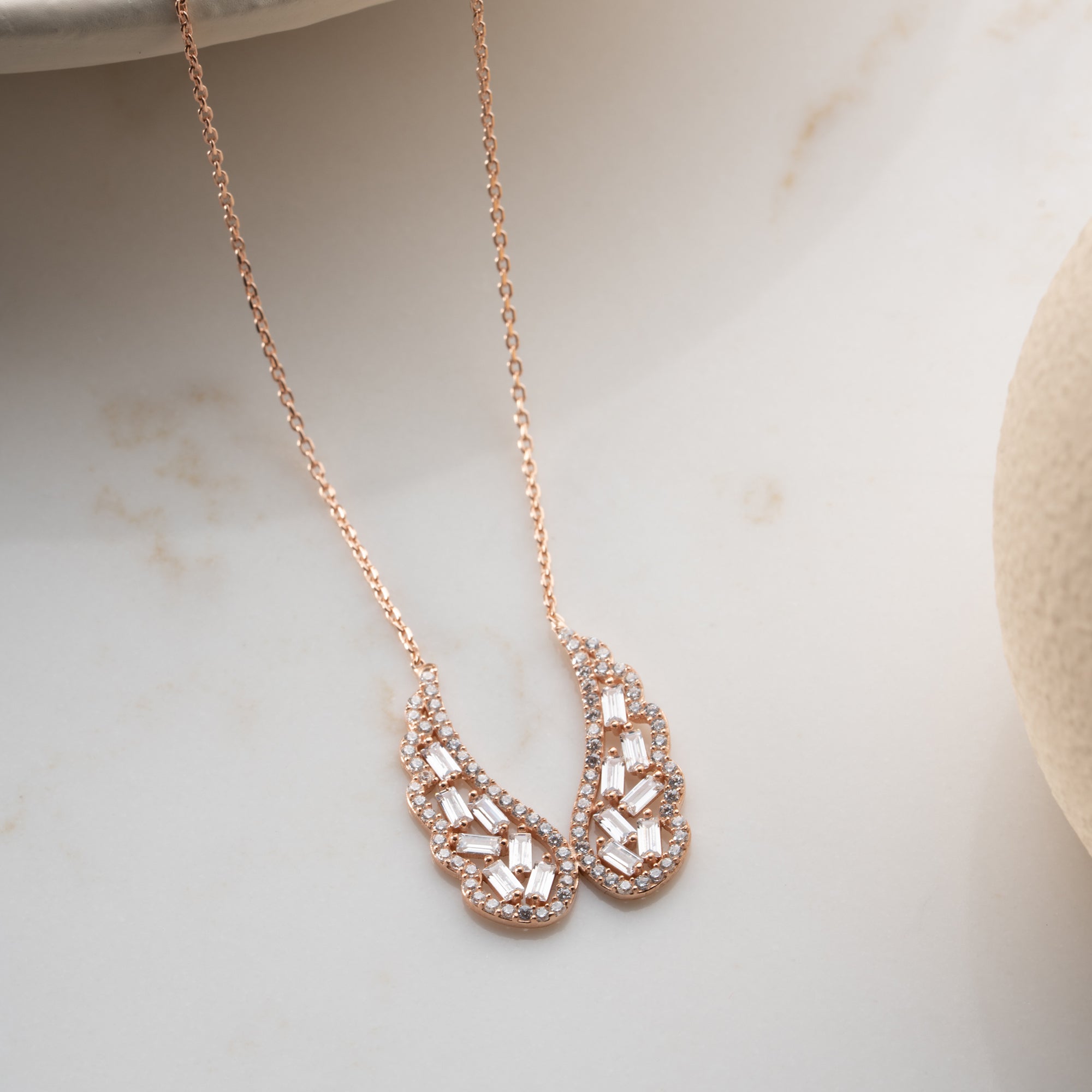 ENGELSFLÜGEL HALSKETTE | 925 SILBER