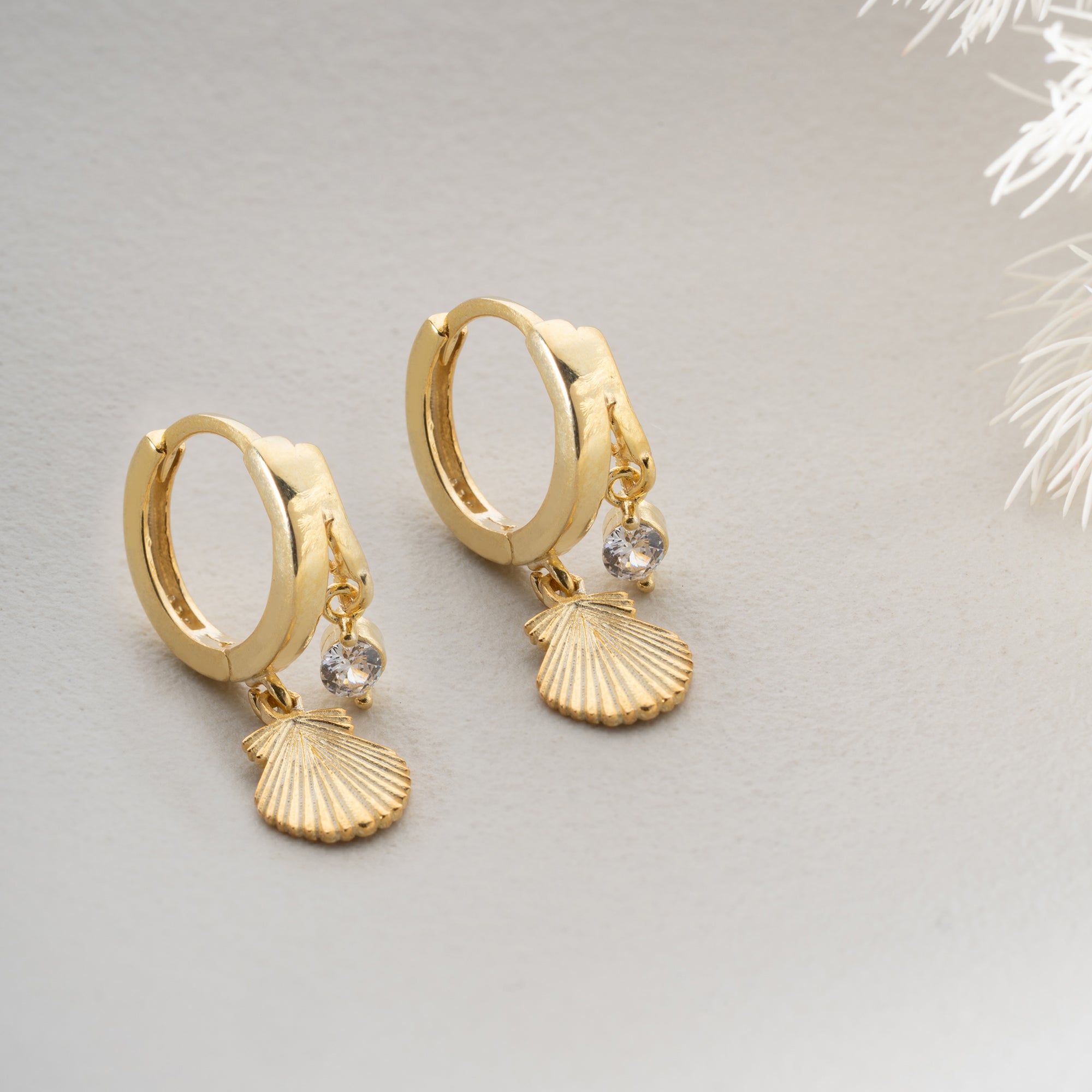 TINKA SHELL OHRRINGE | 925 SILBER