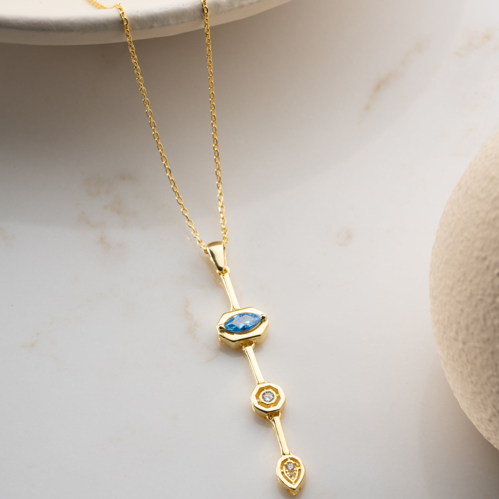 CHANDRA Y NECKLACE | 925 SILVER