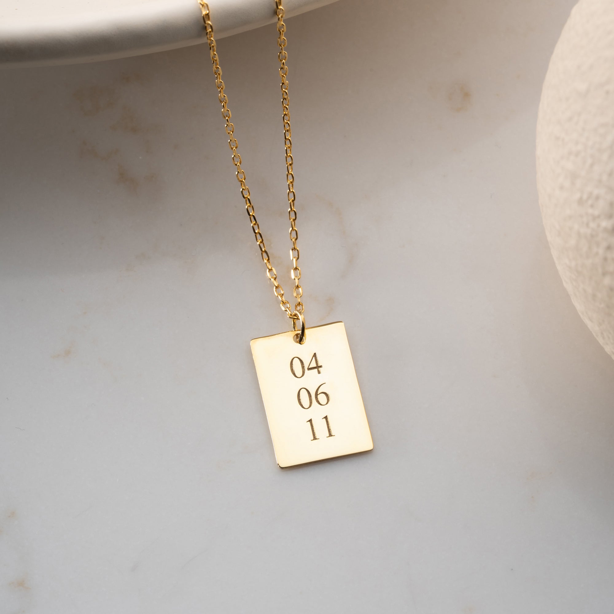 SAVE THE DATE NECKLACE | 925 SILVER